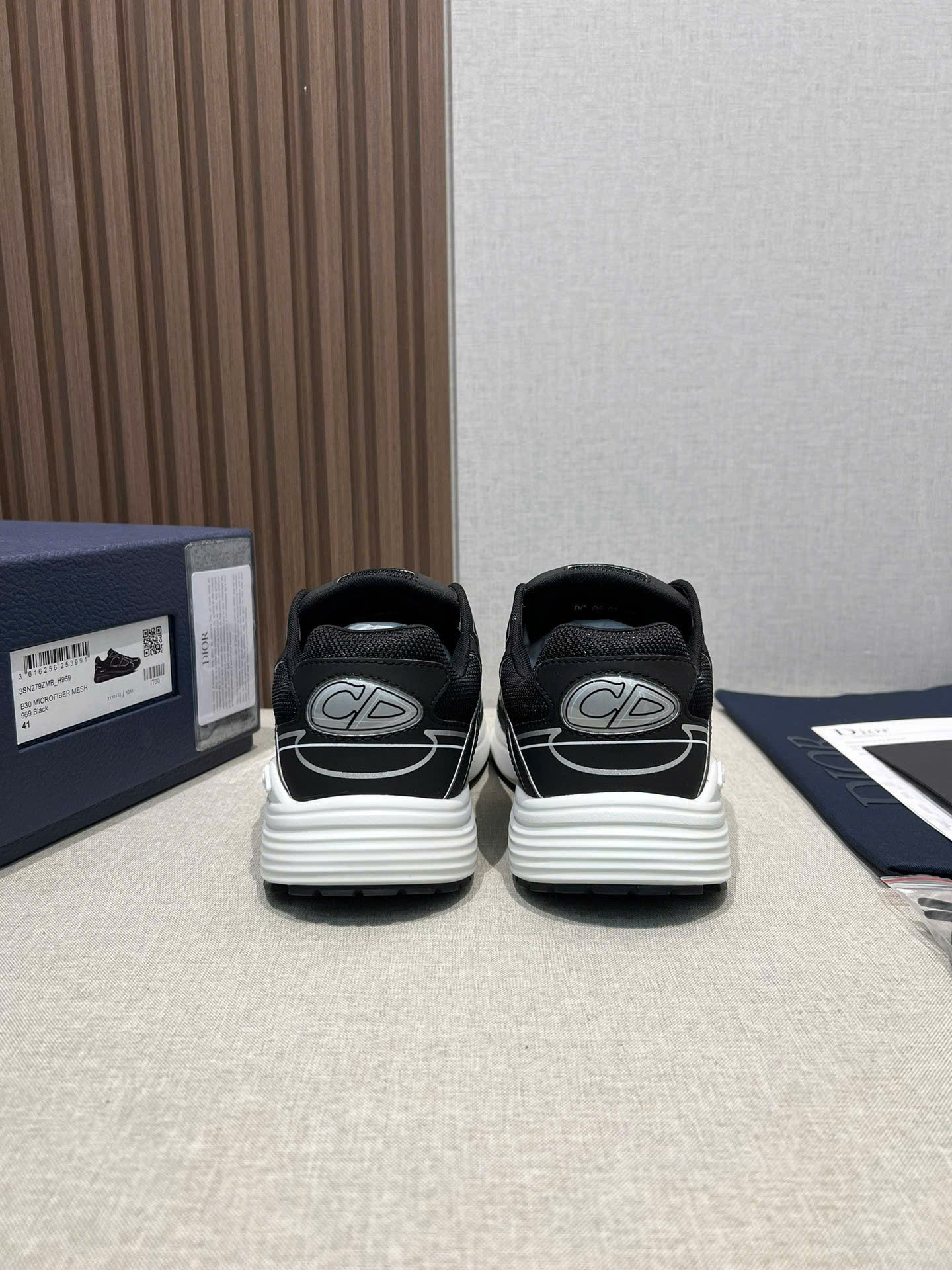 Bagsaaa D10r B30 Countdown Sneaker Black Technical Mesh and Technical Fabric