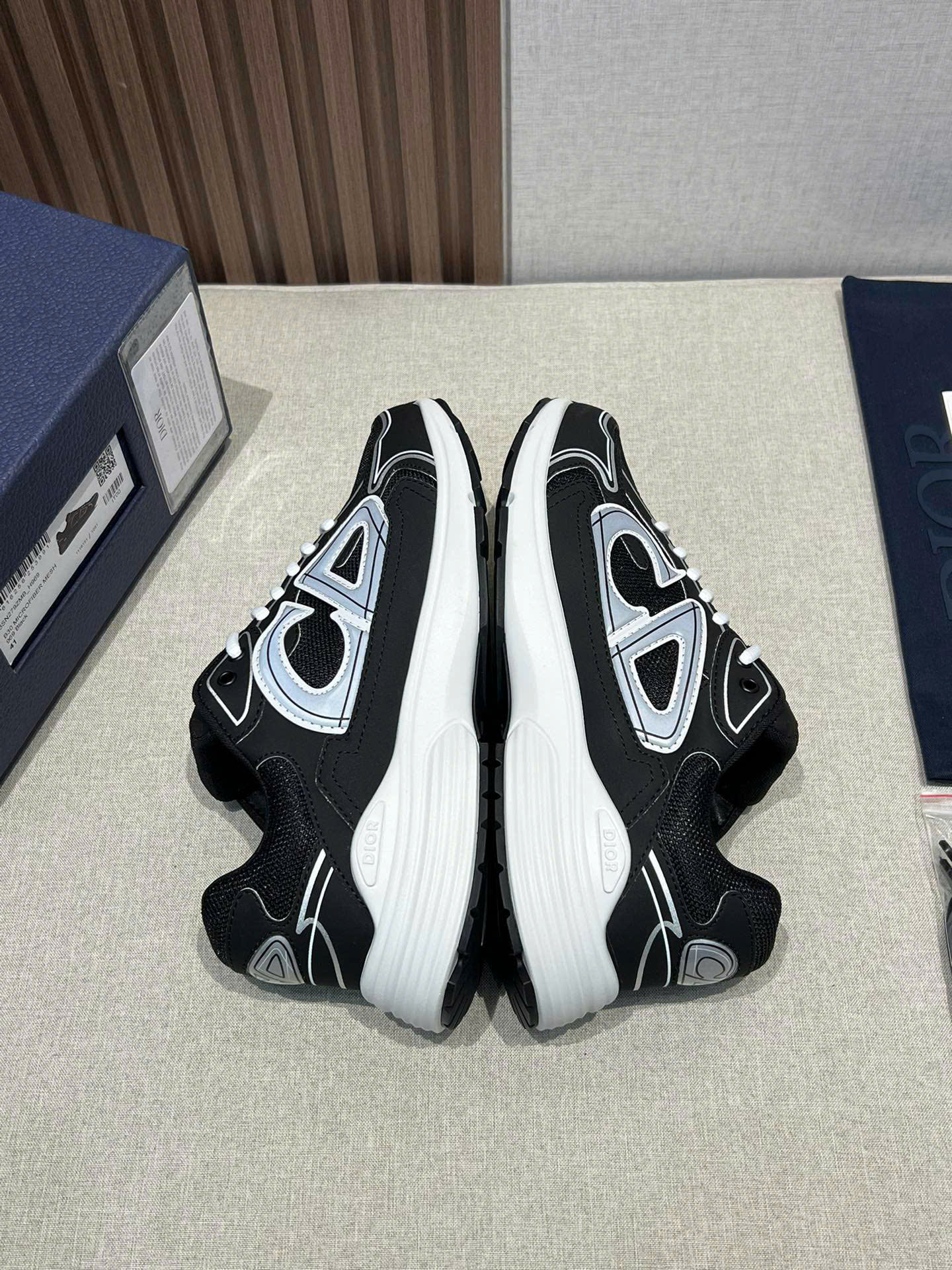 Bagsaaa D10r B30 Countdown Sneaker Black Technical Mesh and Technical Fabric
