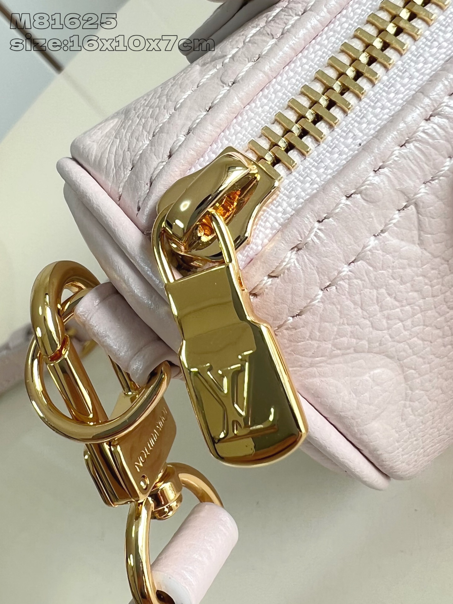 Bagsaaa L0vis Vvtt0n Nano Speedy bag in pink Monogram Empreinte M27107 - 16cm