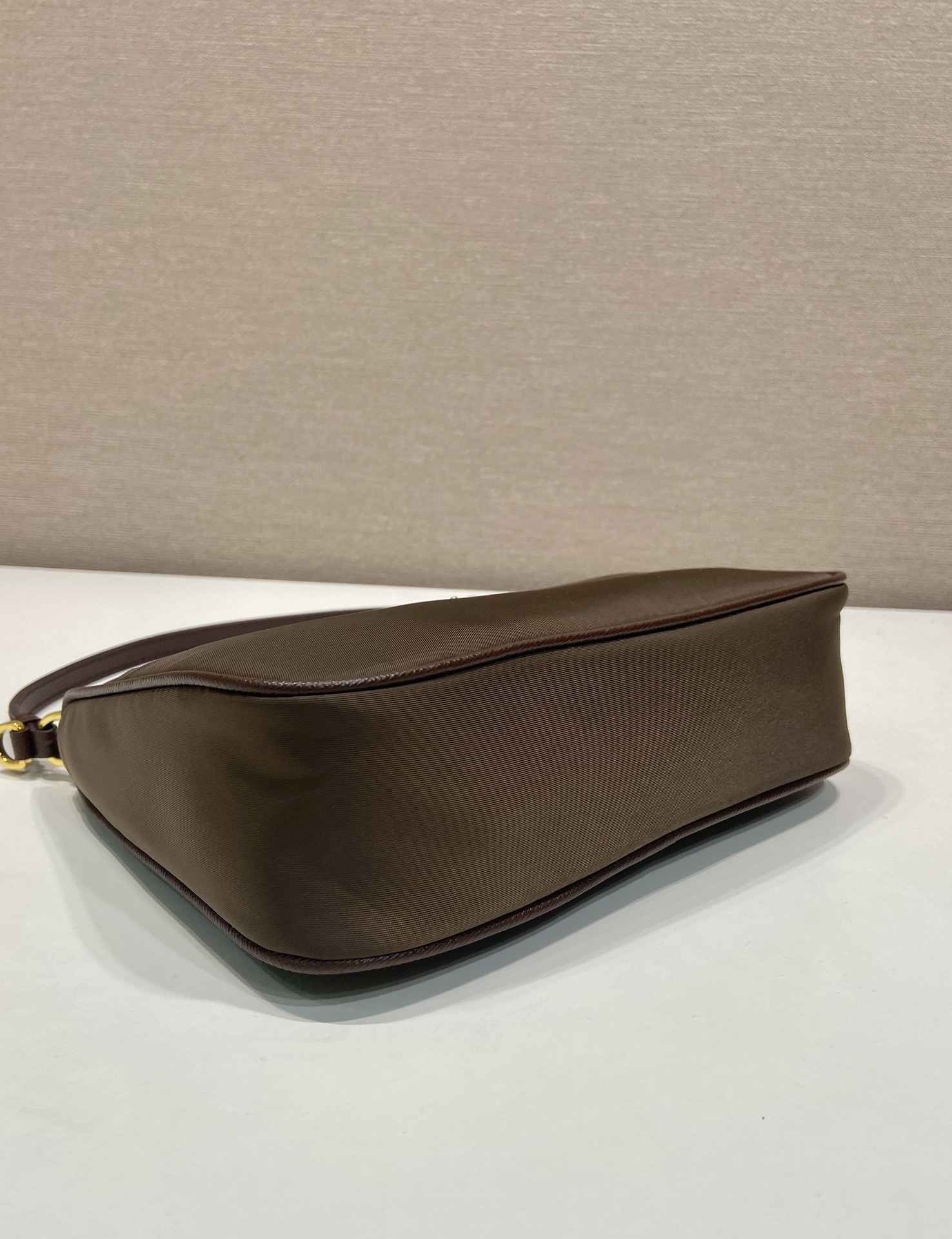 Bagsaaa Pra*a Re-Edition 2005 Re-Nylon and Saffiano mini bag 1N204X brown - 22cm