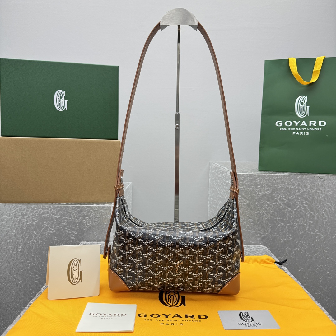 Bagsaaa G09ard Bohème Hobo bag in black and tan - 25cm