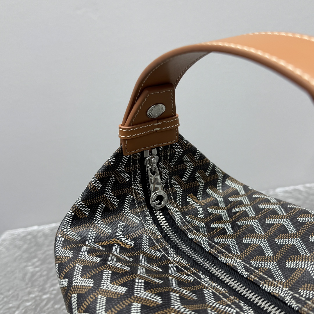 Bagsaaa G09ard Bohème Hobo bag in black and tan - 25cm