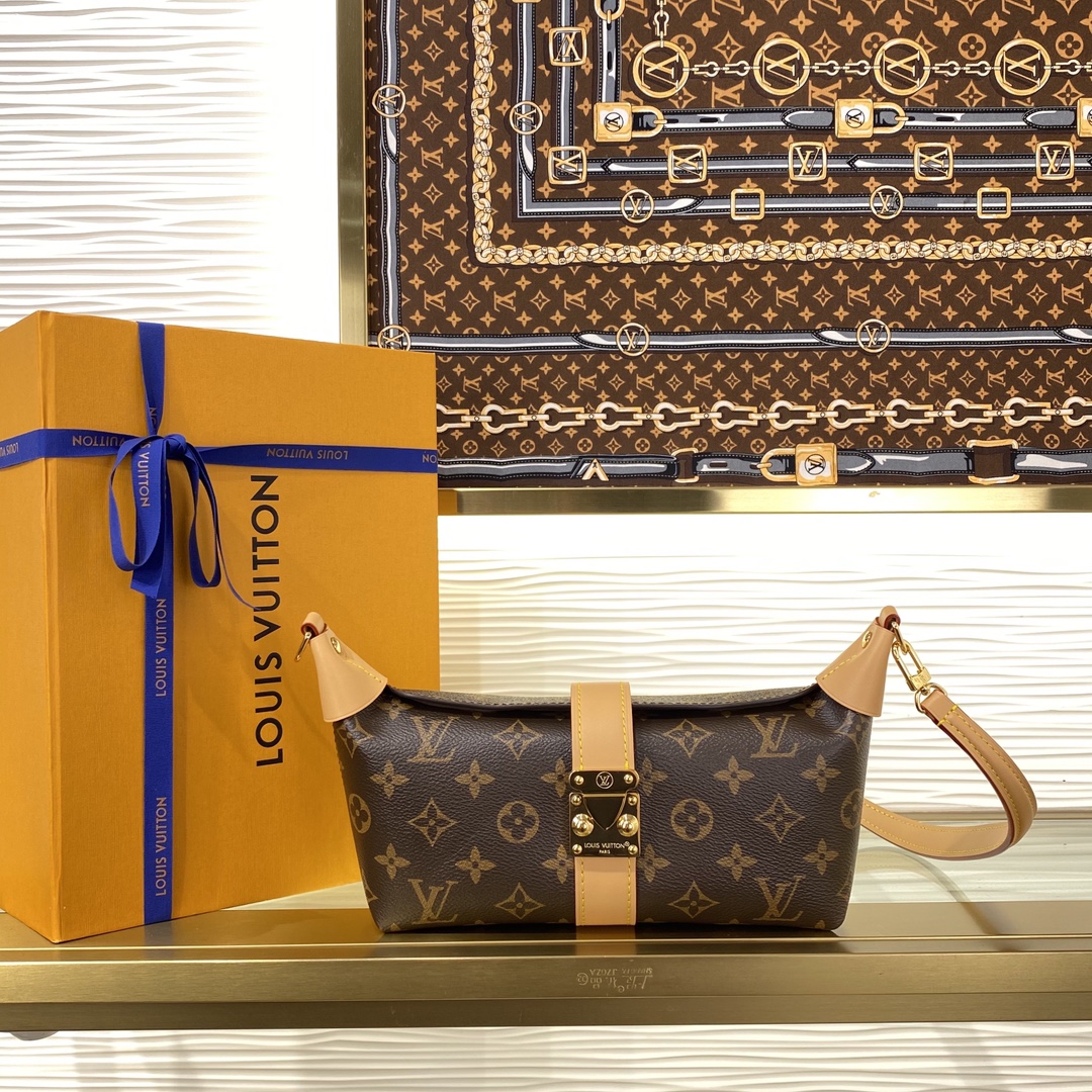 Bagsaaa L0vis Vvtt0n Pochette Mia handbag in Monogram canvas - 22cm