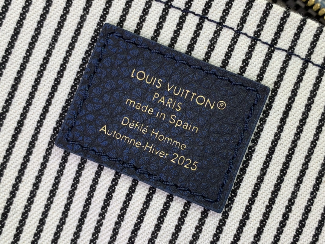 Bagsaaa L0vis Vvtt0n x Nigo Speedy 25 Bandoulière Bag in blue denim - 25cm