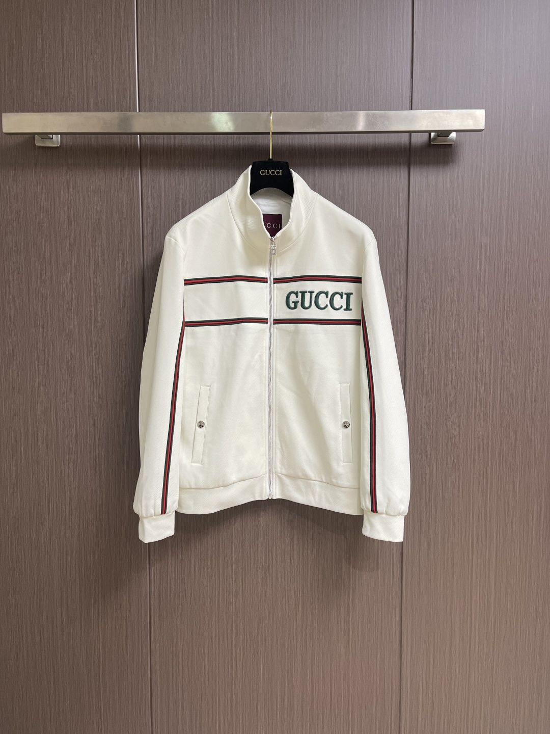 Bagsaaa Gvc*1 Jacket with Logo white