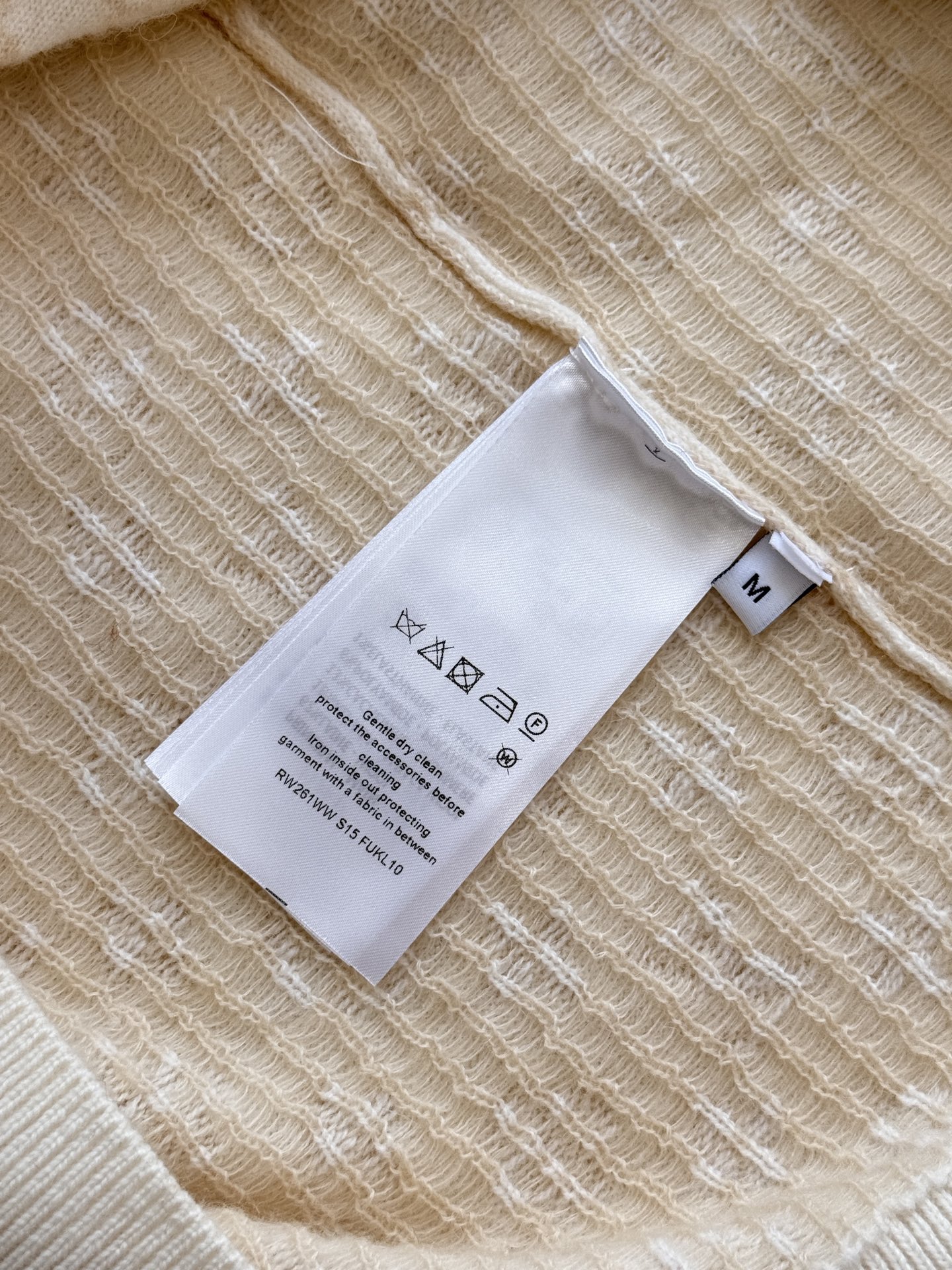 Bagsaaa L0vis Vvtt0n Monogram Brushed Knit Cardigan beige