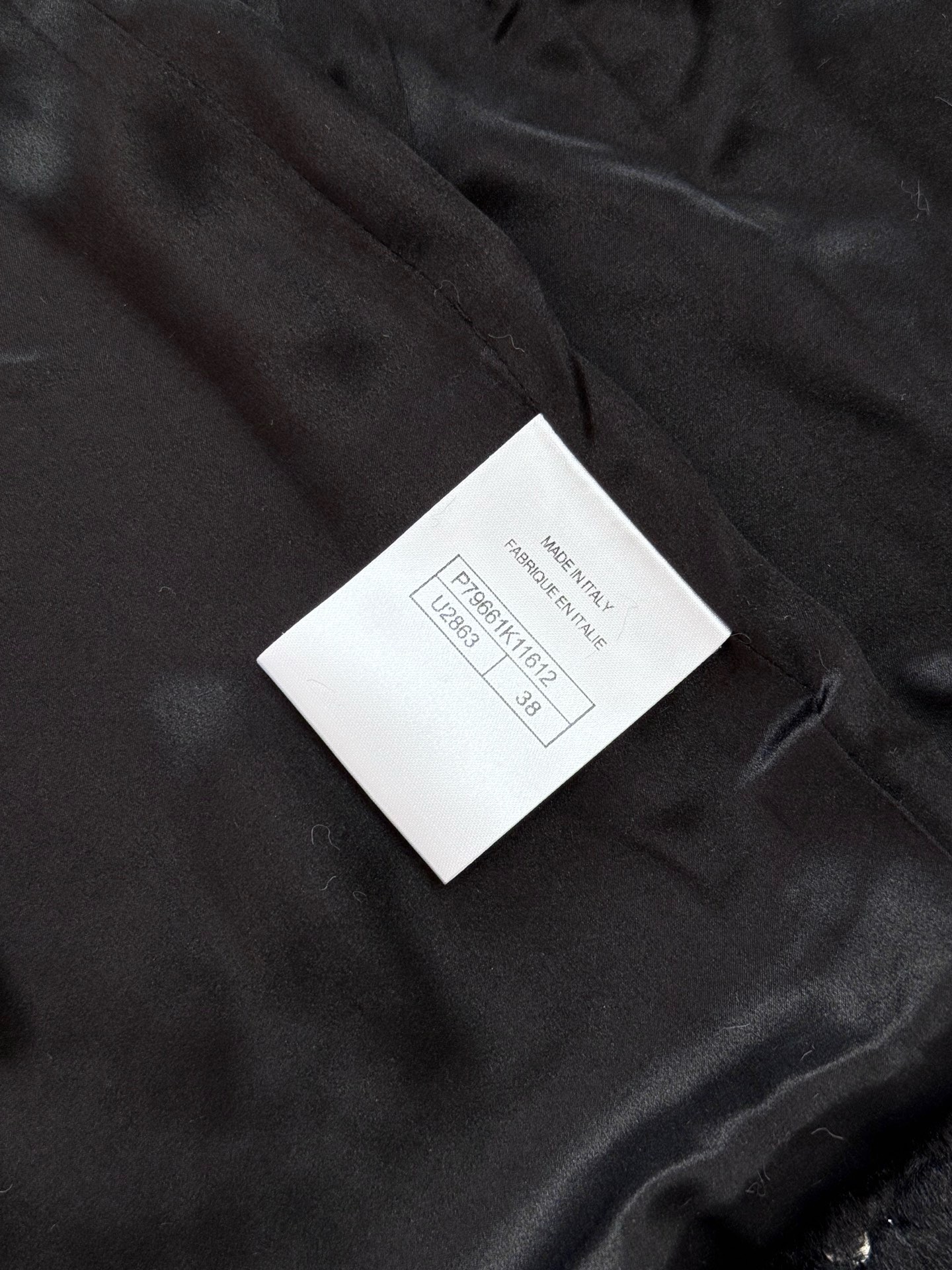 Bagsaaa Ch**el sherpa black jacket