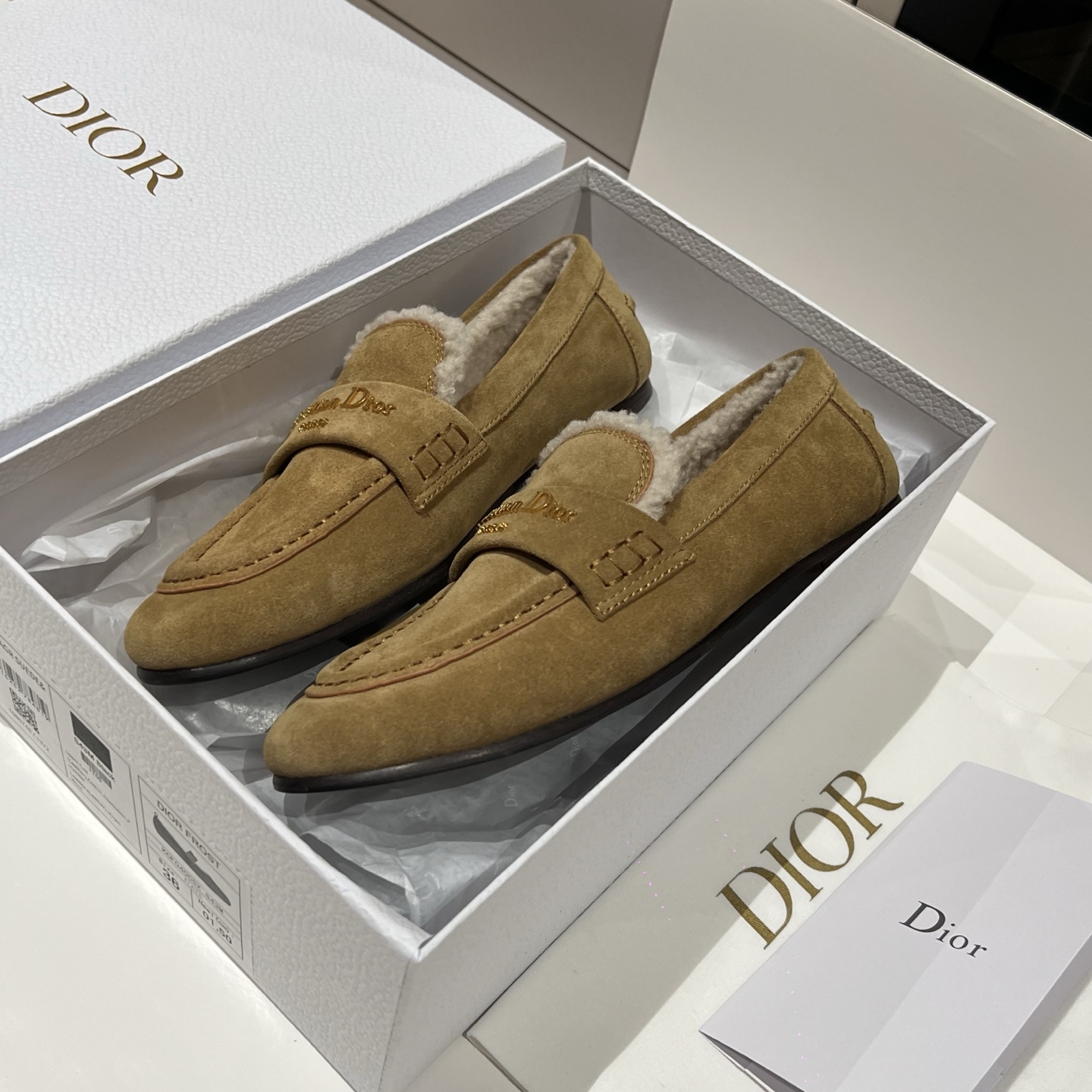 Bagsaaa D10rAlps D10r Boy Loafer Camel Suede Calfskin