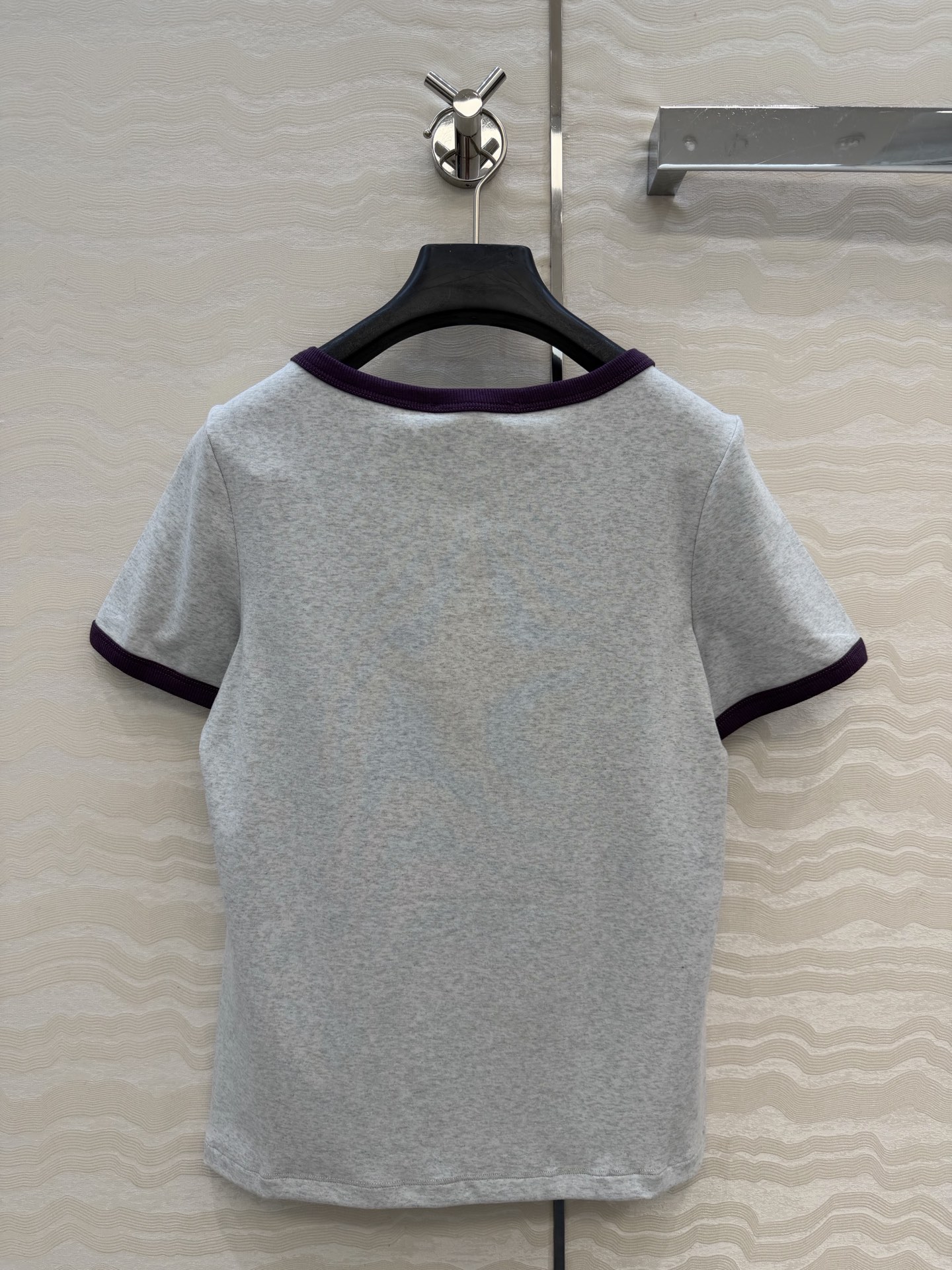 Bagsaaa Chloé fitted logo-print T-shirt in a cotton-mix jersey