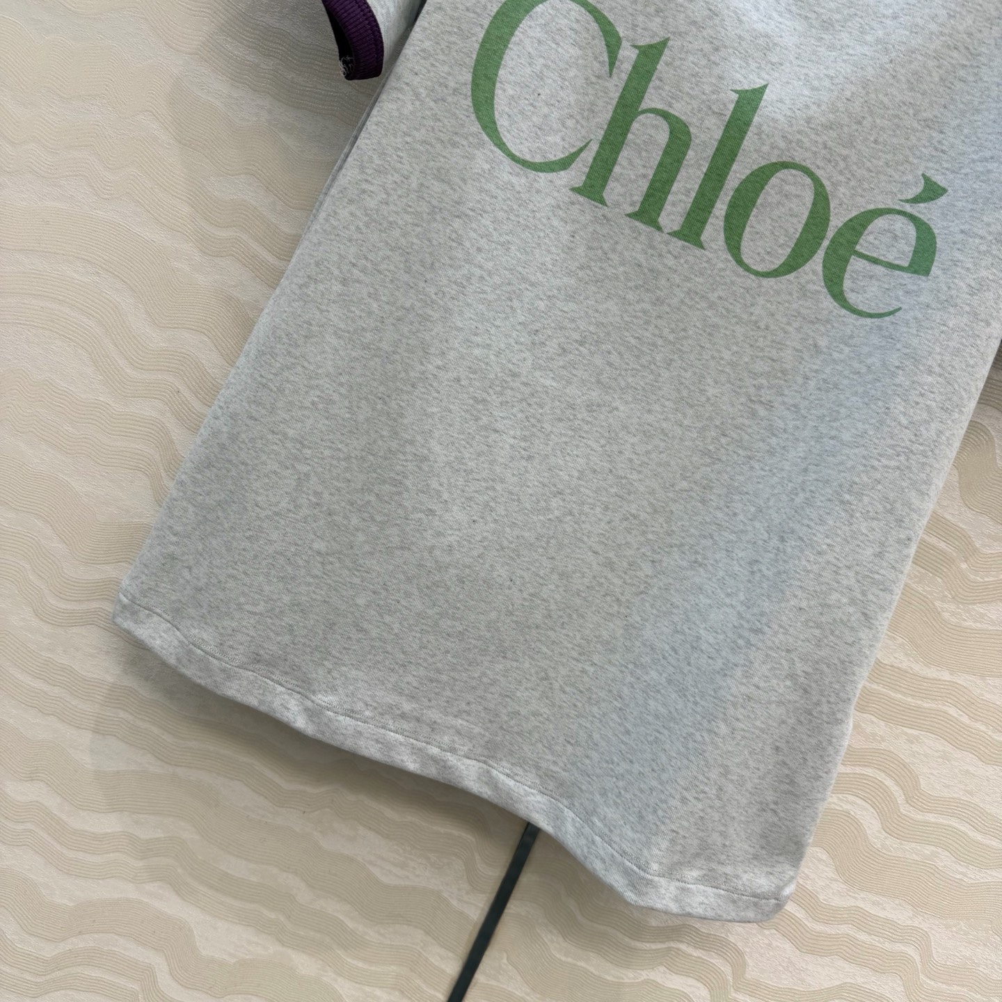 Bagsaaa Chloé fitted logo-print T-shirt in a cotton-mix jersey