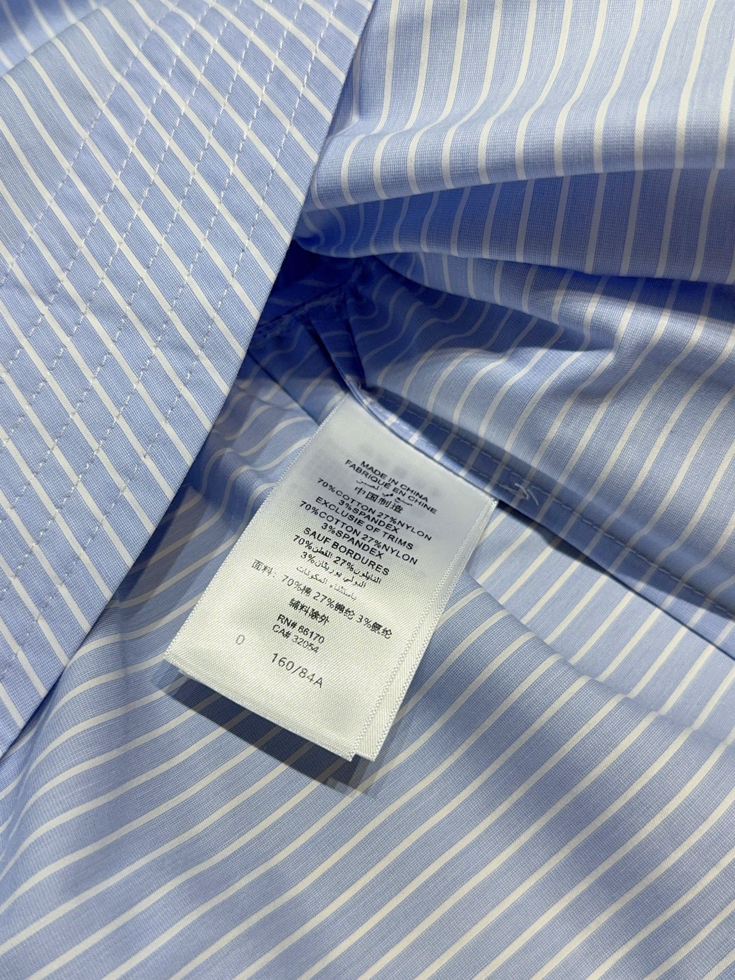 Bagsaaa Zimmermann Stripe Utility Mini Dress in blue
