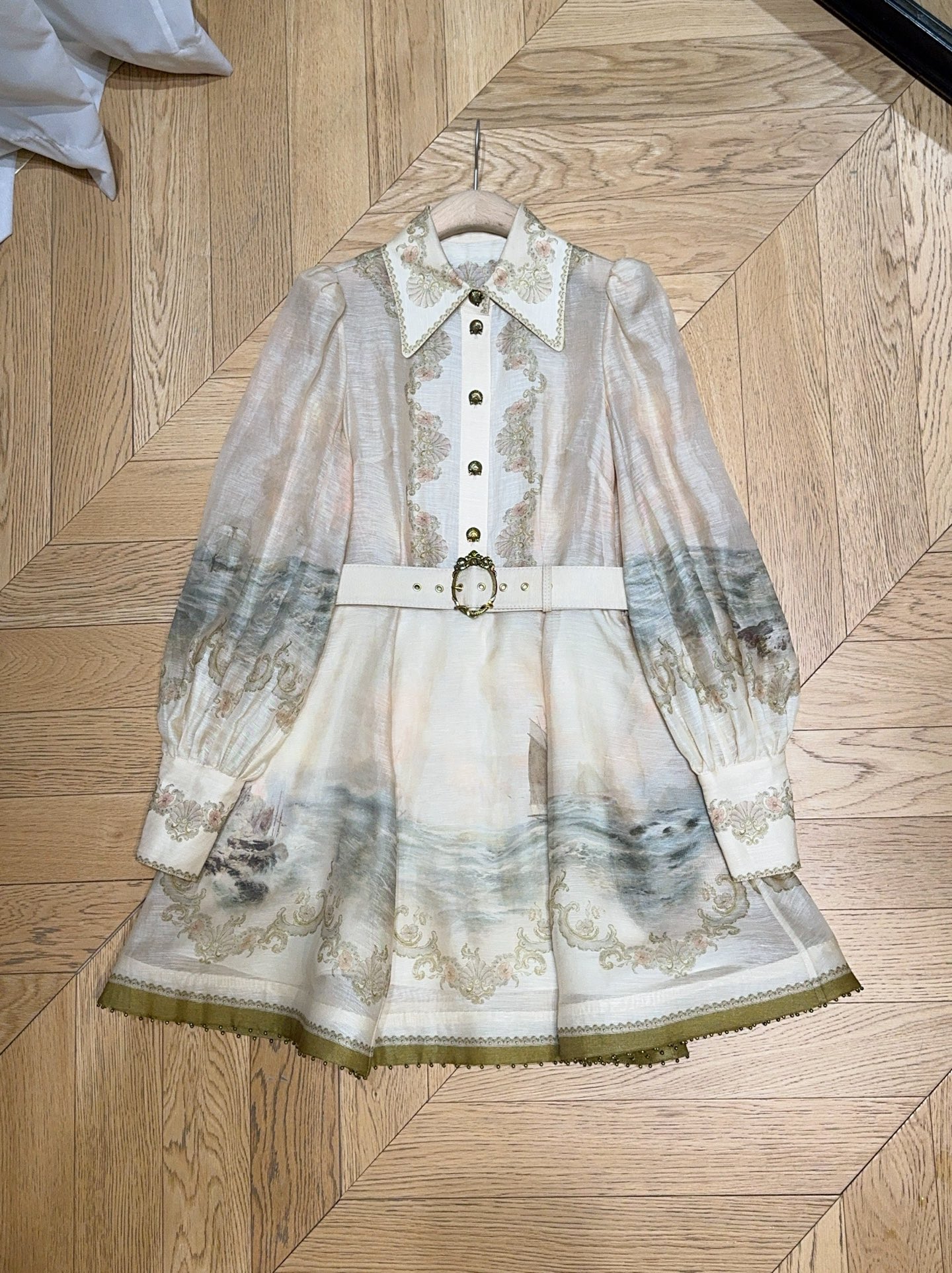 Bagsaaa Zimmermann Rebellion Marine Mini Dress