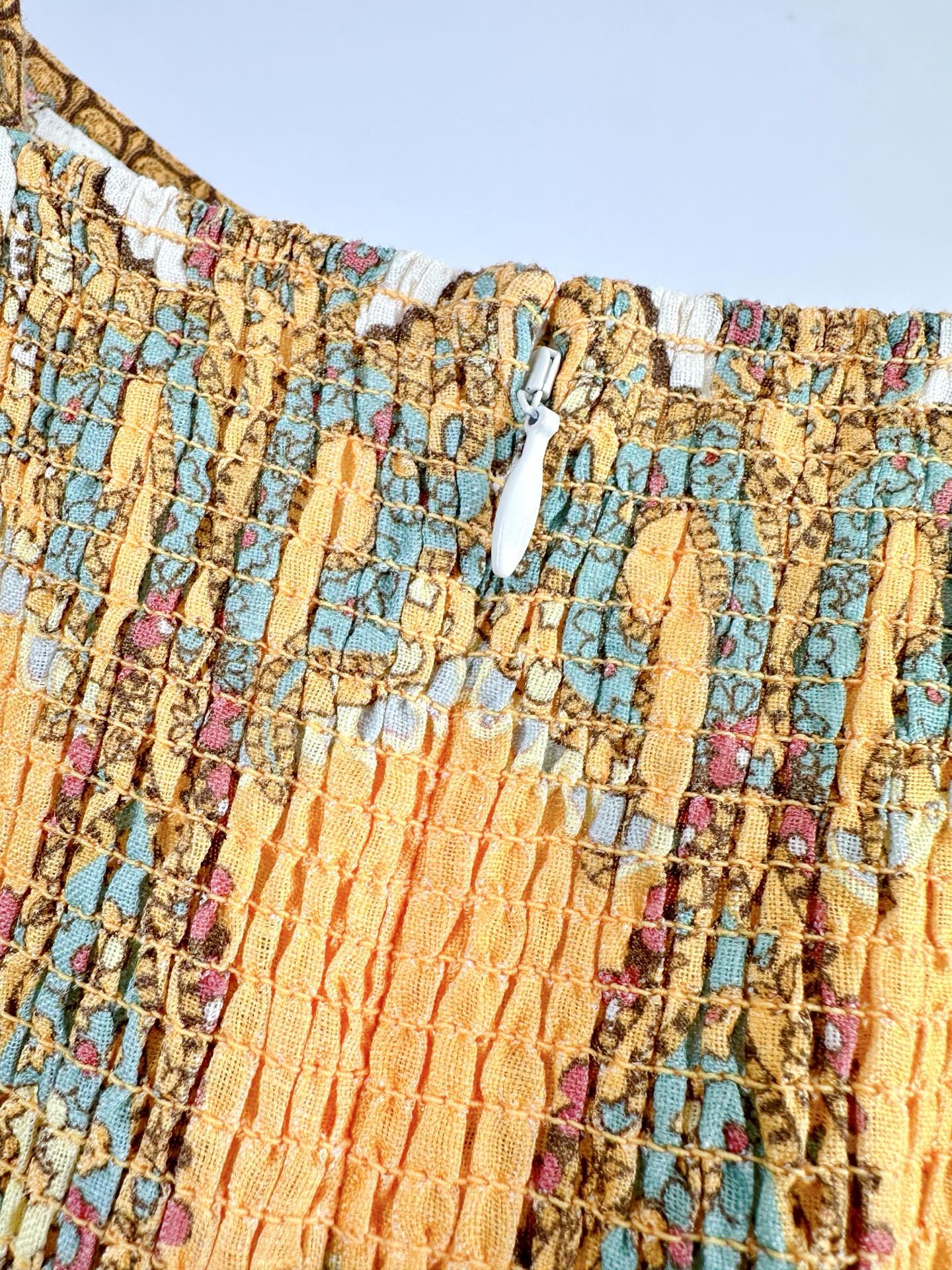 Bagsaaa Zimmermann Maxine Picnic paisley linen bustier dress
