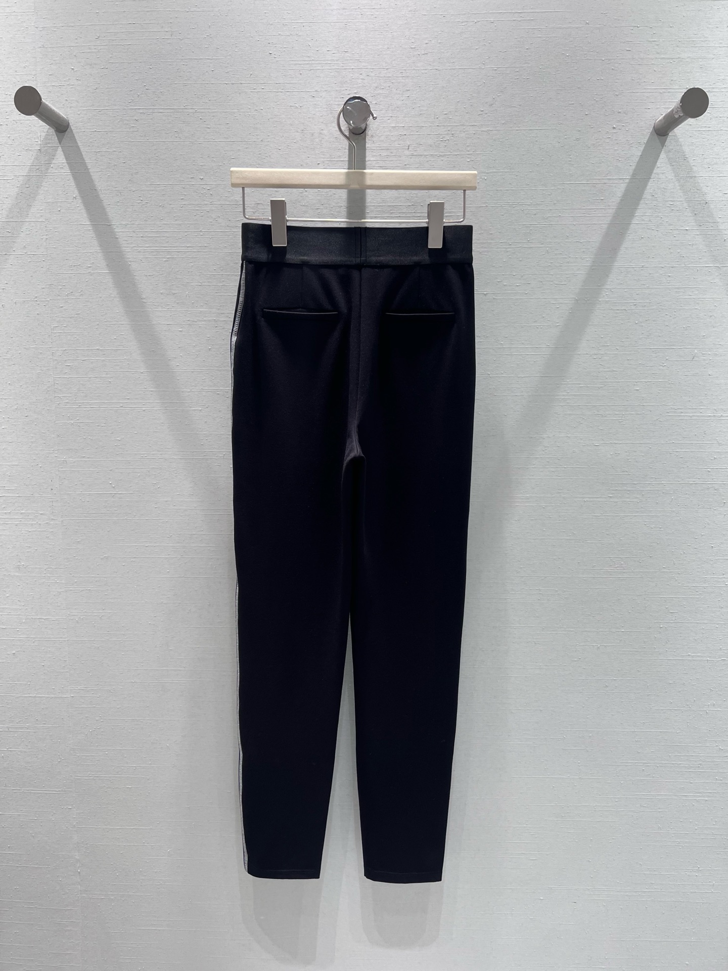 Bagsaaa Pra*a black Re-Nylon blouson jacket with white piping details