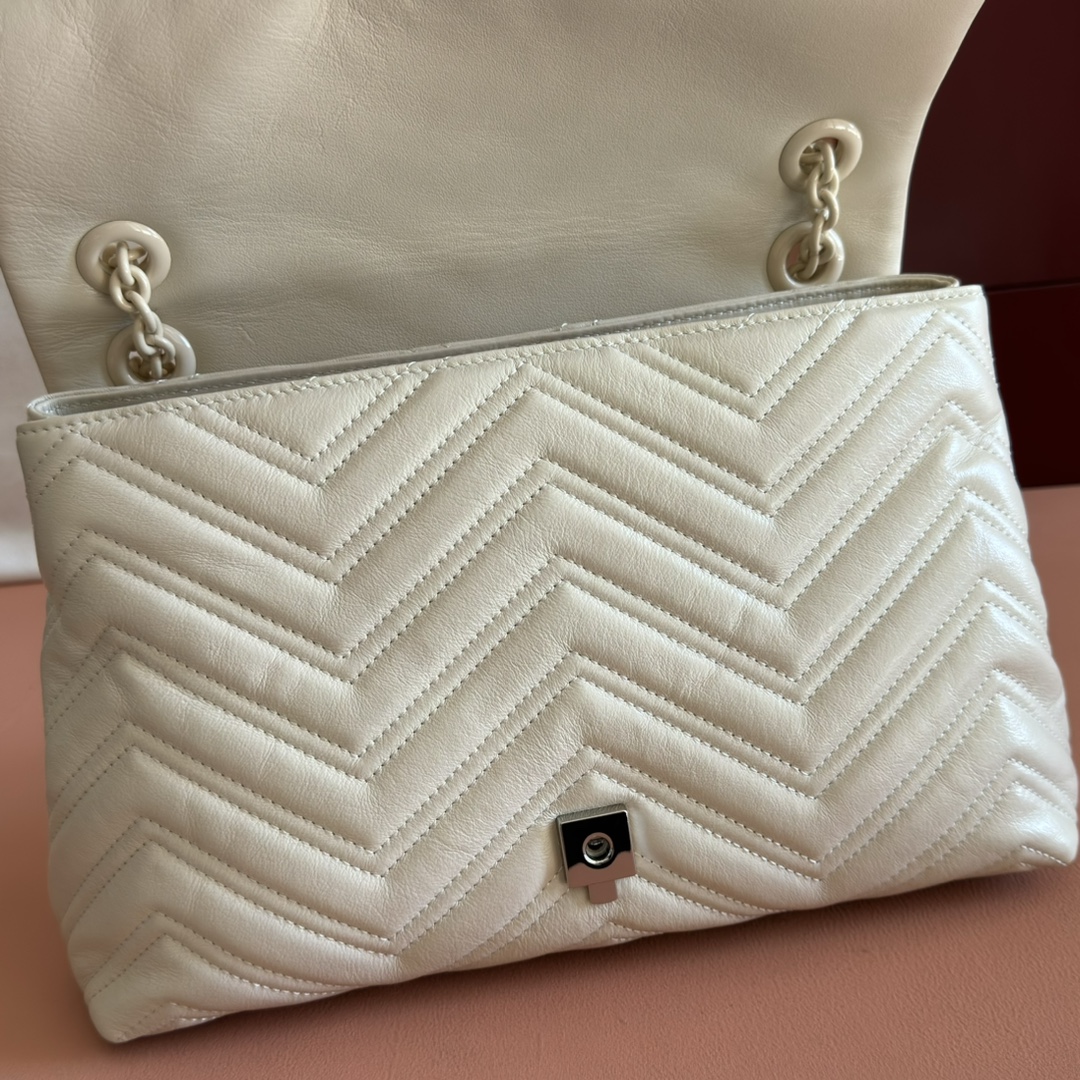 Bagsaaa Gvc*1 GG Marmont medium shoulder bag 850676 ivory - 31cm