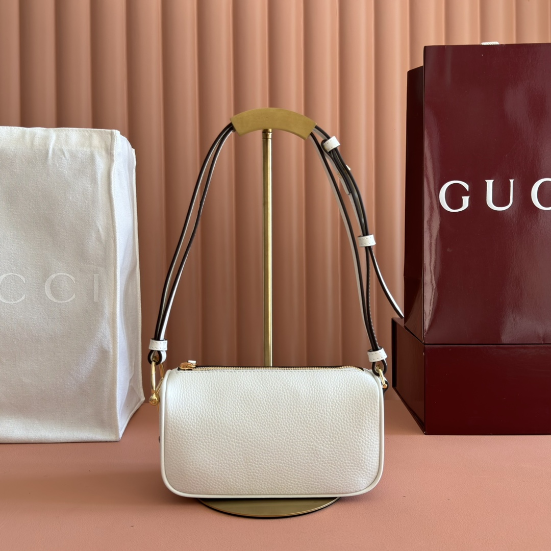 Bagsaaa Gvc*1 Half Horsebit mini bag 860784 ivory leather - 19cm