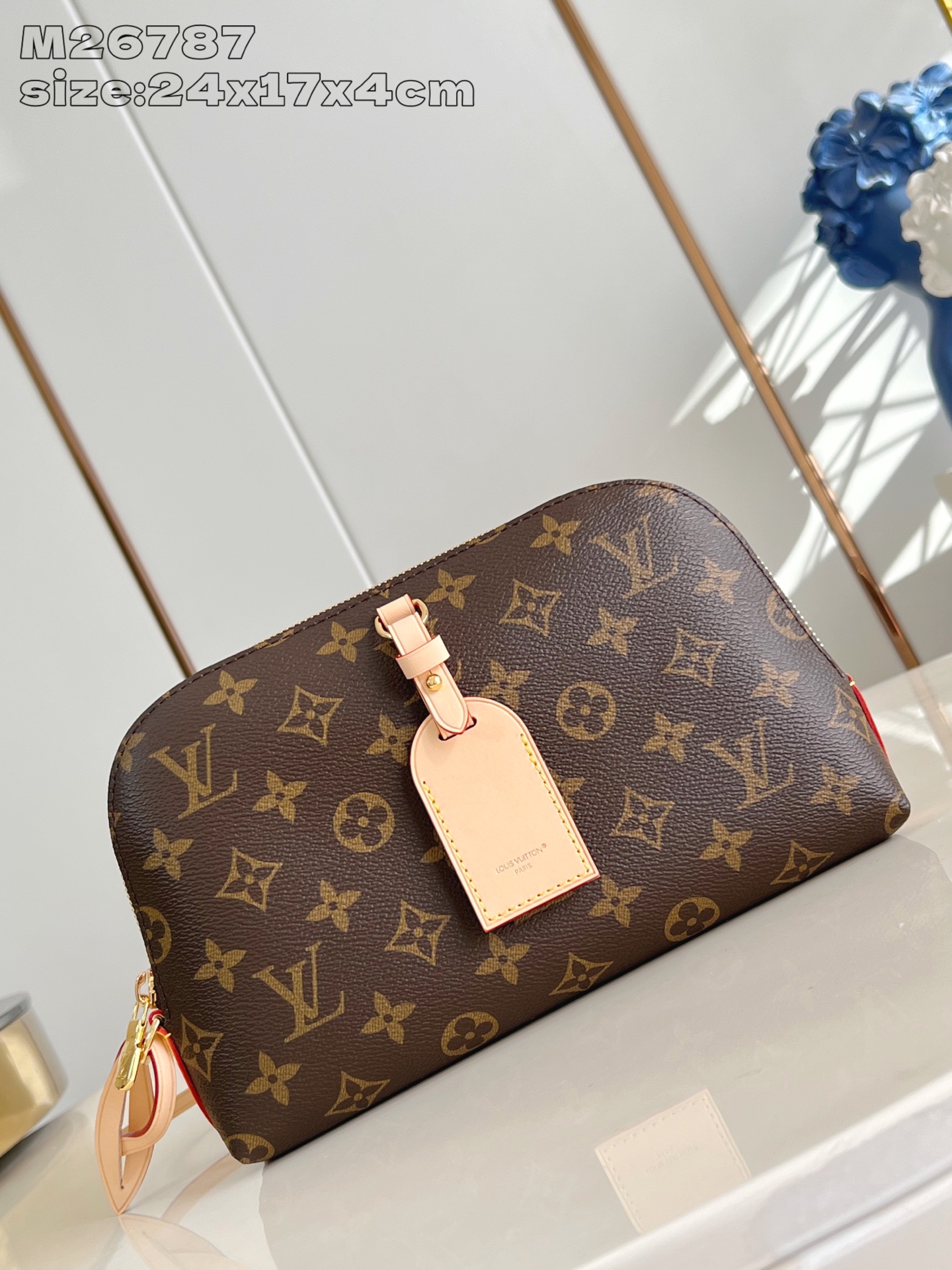 Bagsaaa L0vis Vvtt0n Tag Me Pouch in Monogram canvas - 24cm