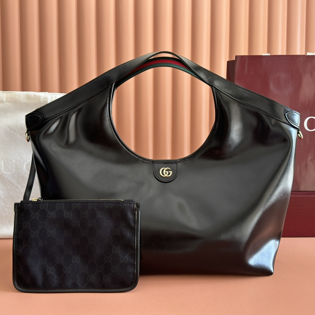Bagsaaa Gvc*1 Giglio large tote bag 853971 black - 42 (60)cm