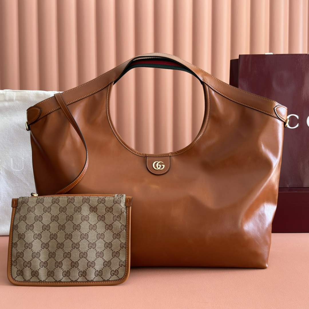 Bagsaaa Gvc*1 Giglio large tote bag 853971 brown - 42 (60)cm
