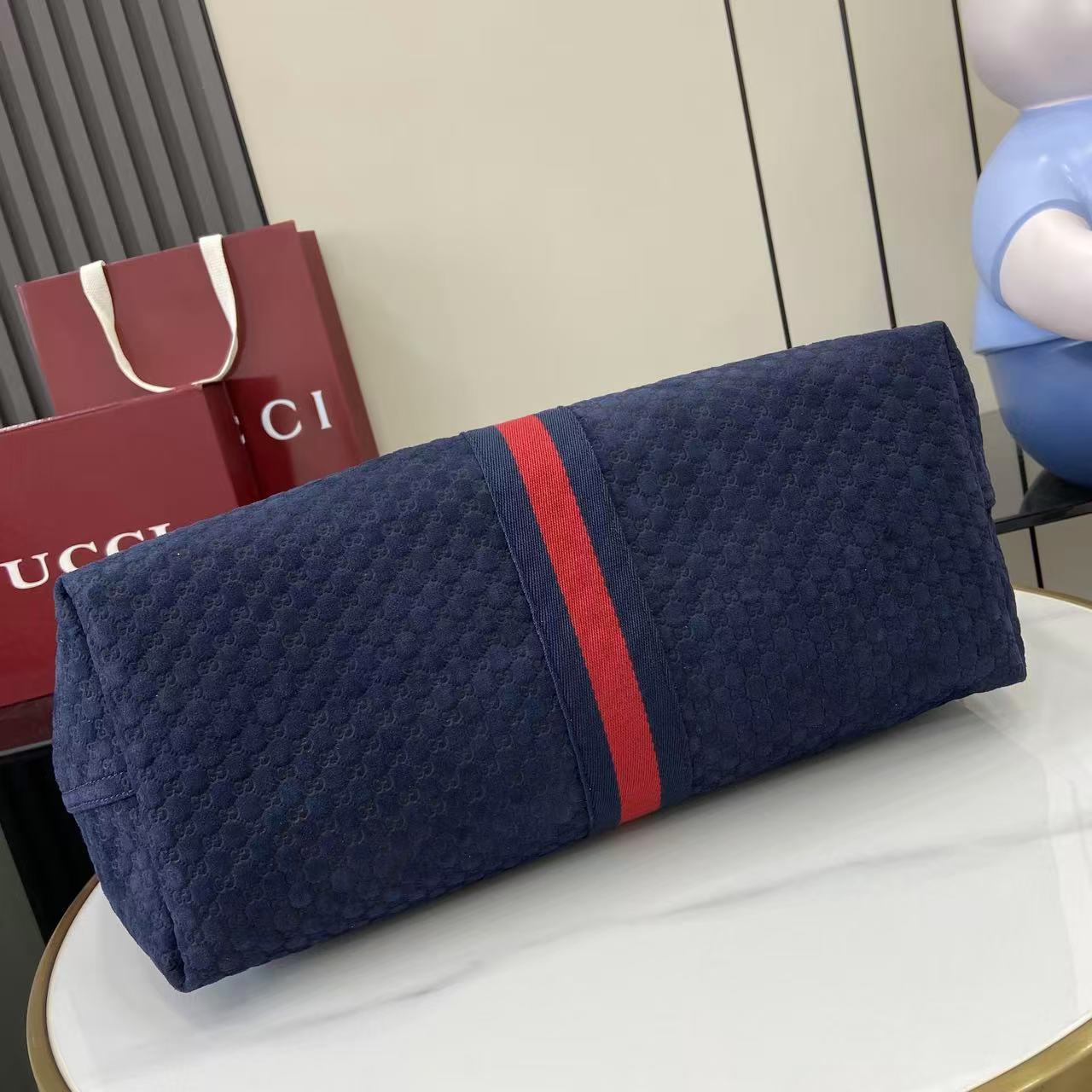 Bagsaaa Gvc*1 Giglio large tote bag 853971 dark blue - 42 (60)cm