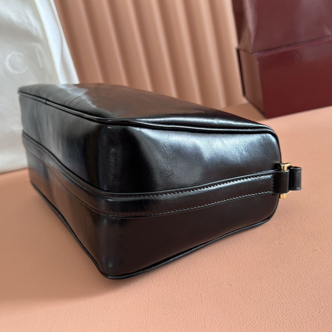 Bagsaaa Gvc*1 Half Horsebit medium shoulder bag 860787 black - 31.5cm