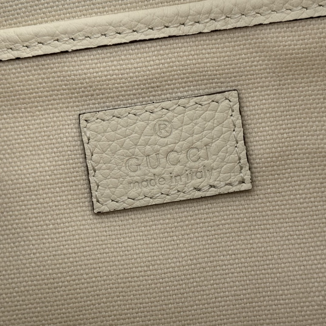 Bagsaaa Gvc*1 Half Horsebit medium shoulder bag 860787 white - 31.5cm