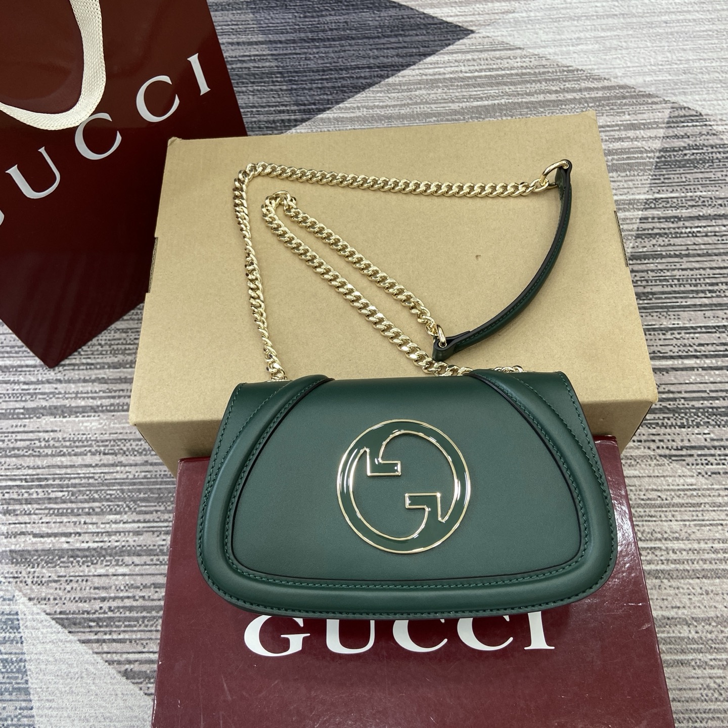 Bagsaaa Gvc*1 Blondie mini shoulder bag 815711 green - 21.5 x 11 x 8 cm