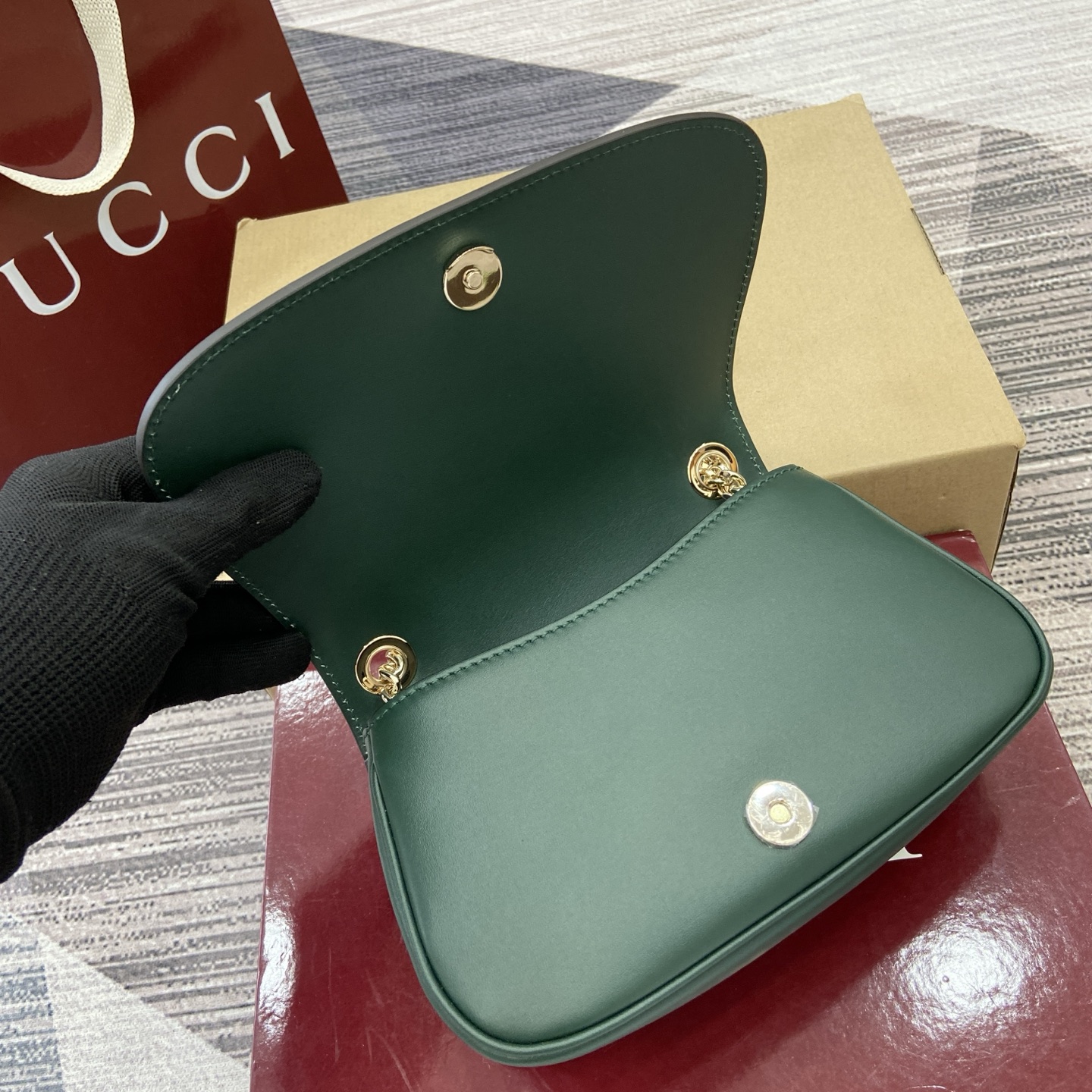 Bagsaaa Gvc*1 Blondie mini shoulder bag 815711 green - 21.5 x 11 x 8 cm