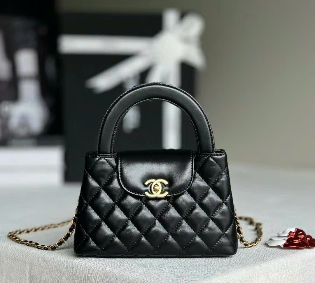 Bagsaaa Ch**el Kelly Black - 19cm