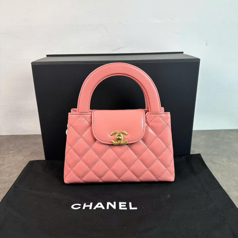 Bagsaaa Ch**el Kelly Pink - 19cm
