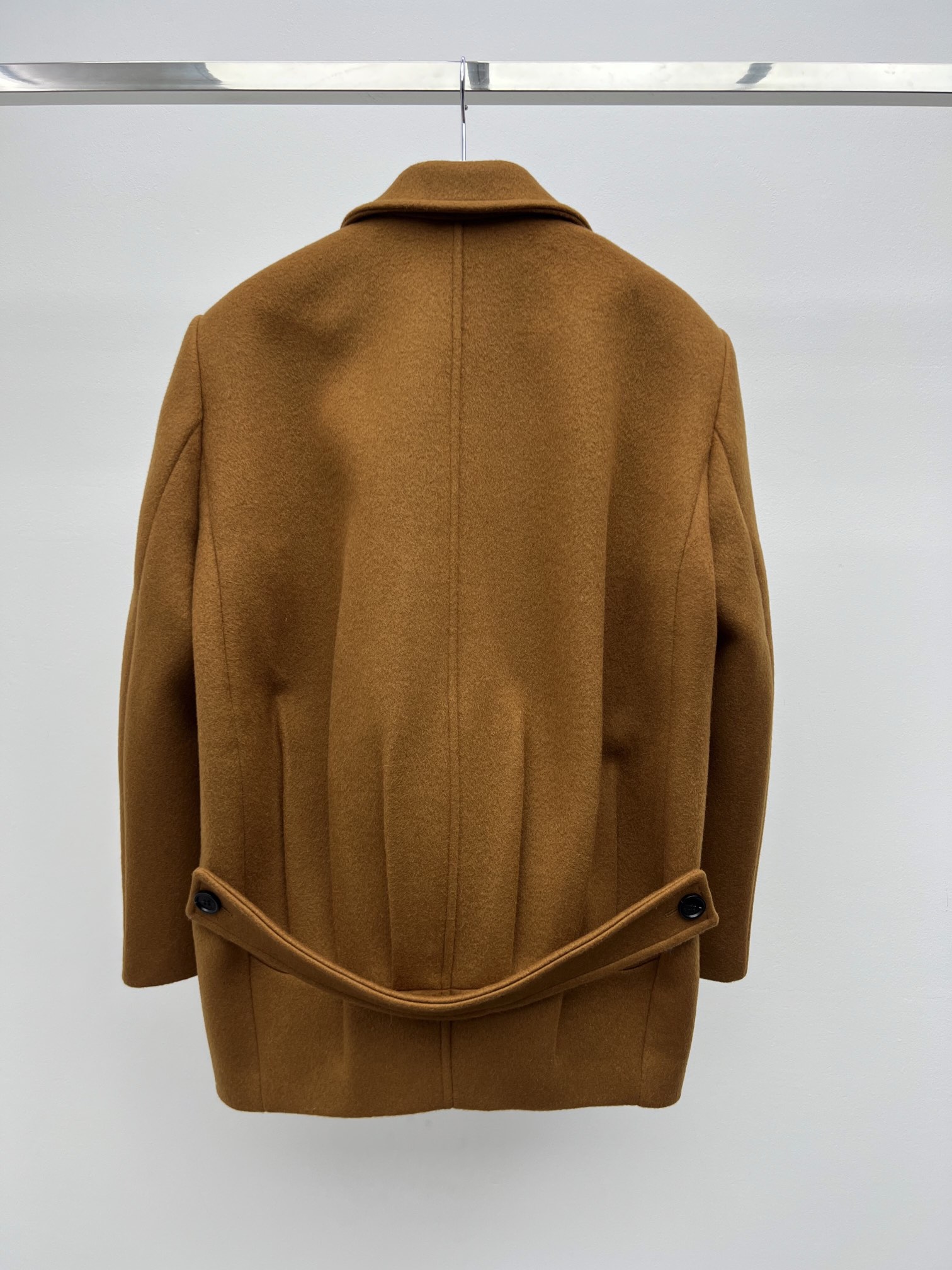 Bagsaaa Y51 Sa1nt Lau*nt coat in camel wool