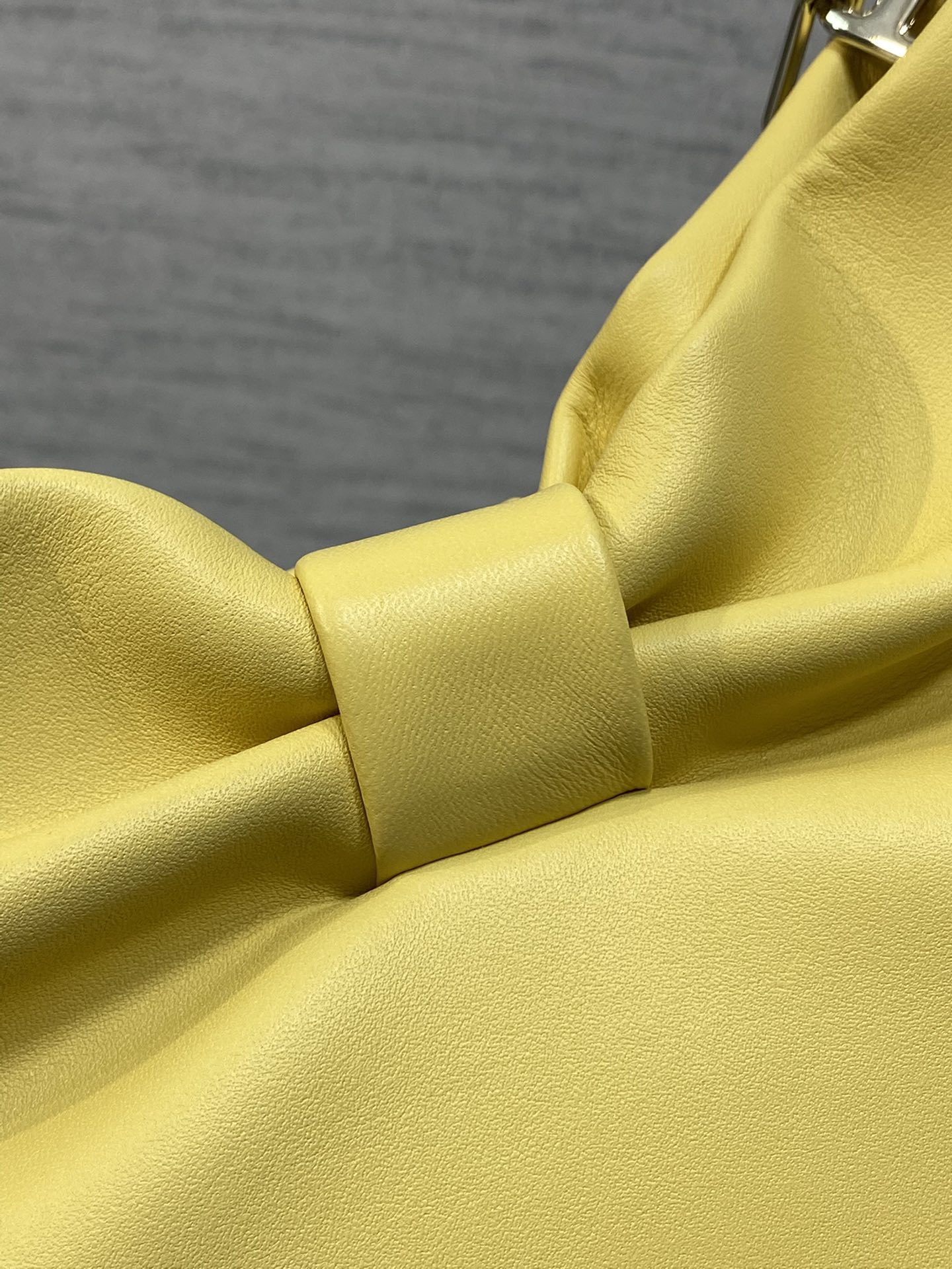 Bagsaaa Small D10r Bow Bag Yellow Lambskin - 26cm