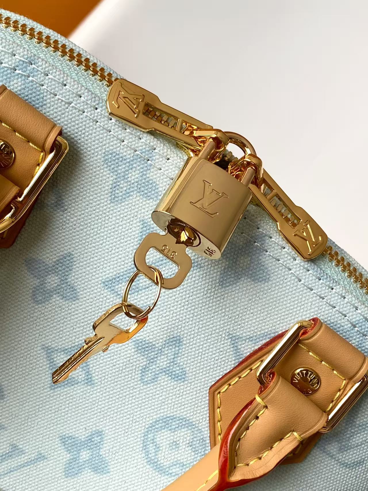 Bagsaaa LV Alma BB Other Monogram Canvas light blue - 23.5cm