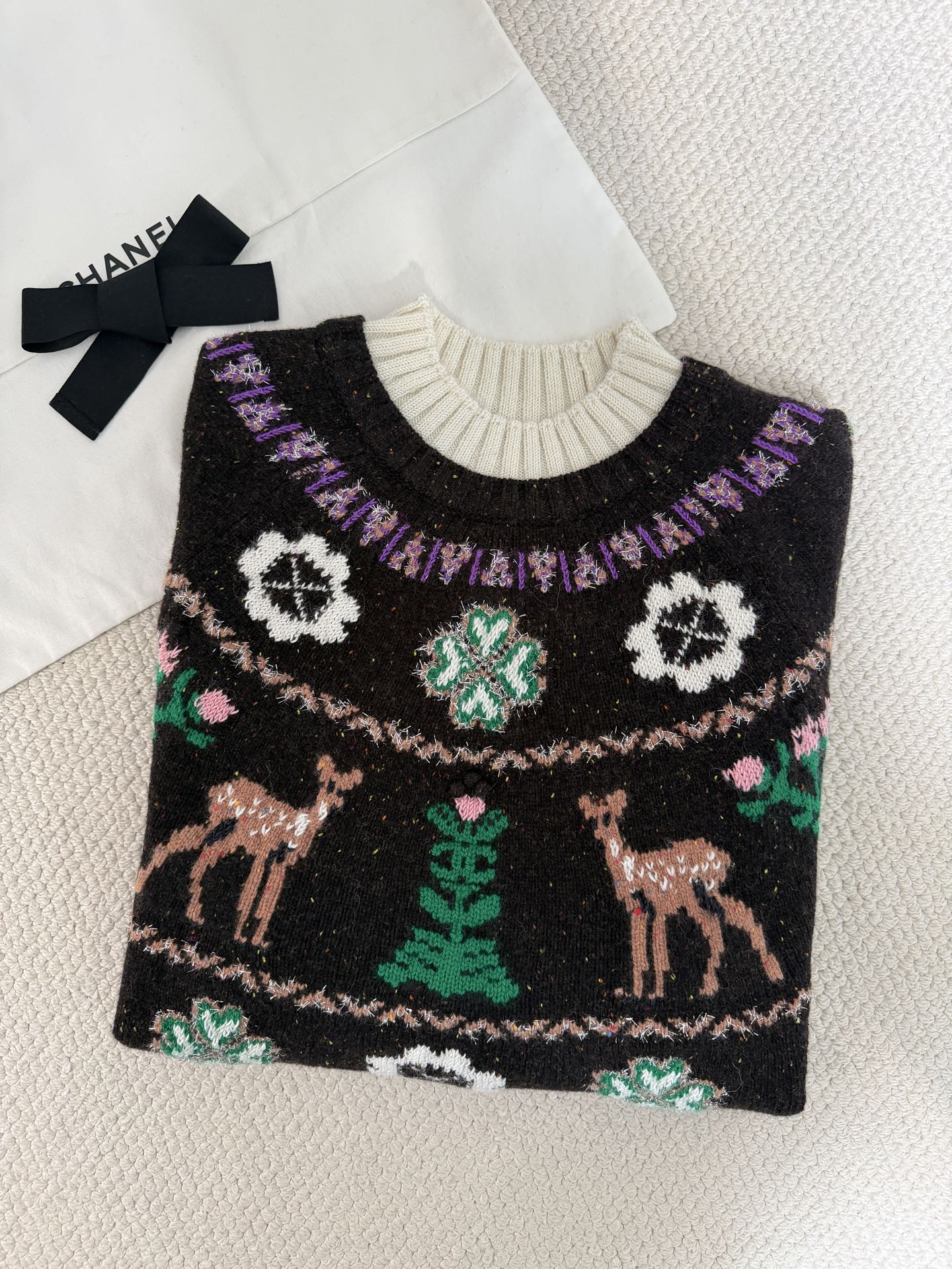 Bagsaaa Ch**el Pullover brown and multicolor P79701