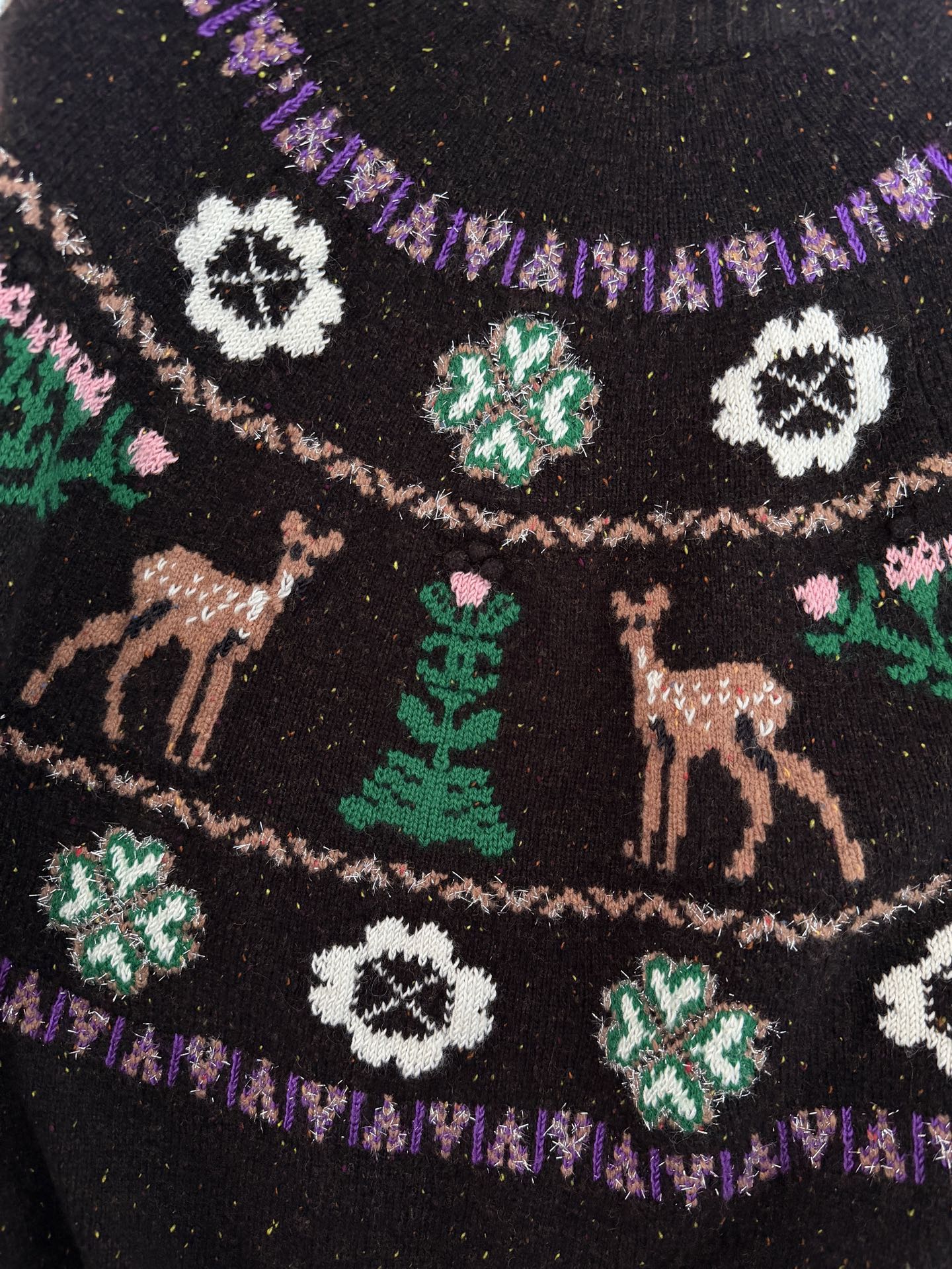 Bagsaaa Ch**el Pullover brown and multicolor P79701