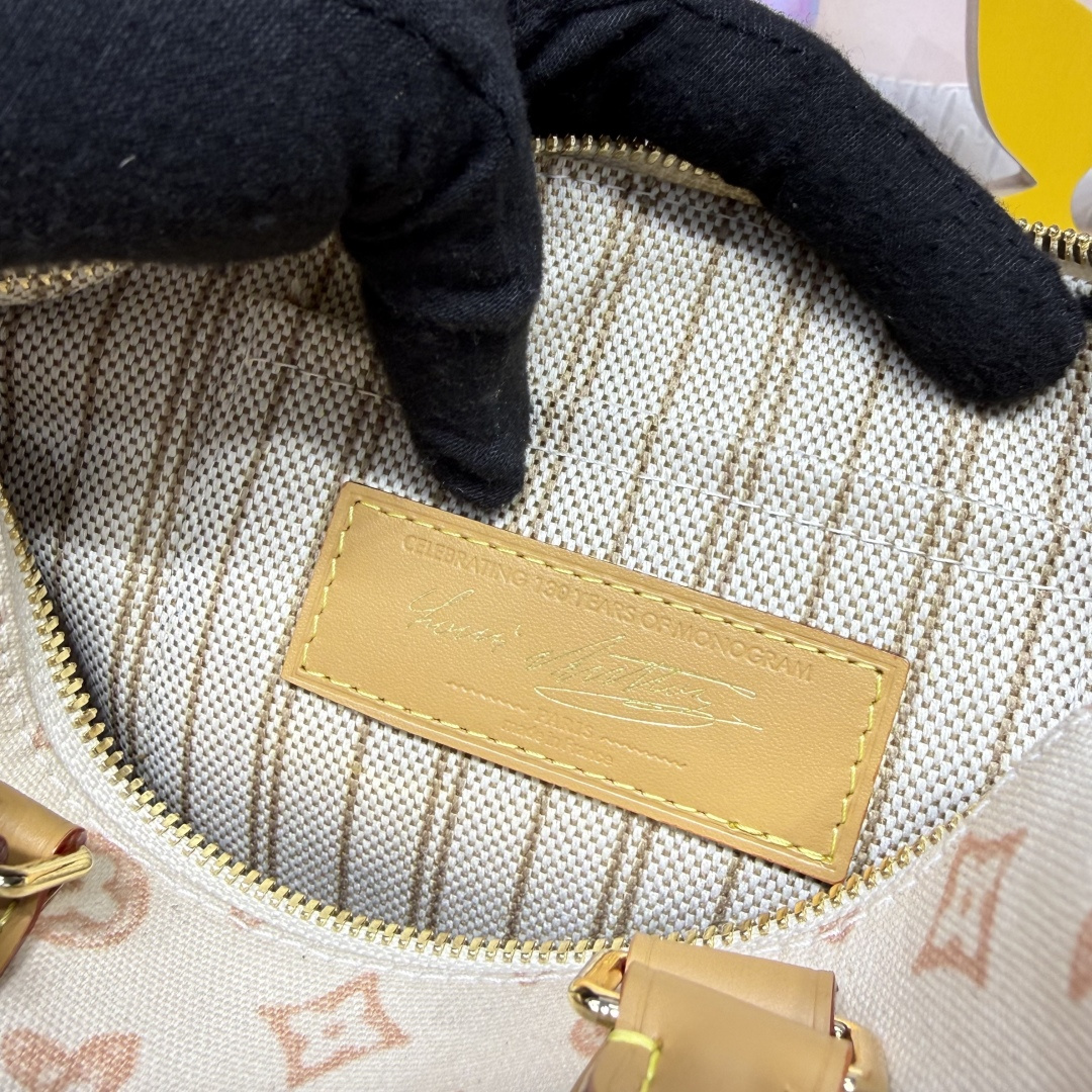 Bagsaaa LV M27951 Speedy Bandoulière 20 Monogram Origine Lin - 20.5cm