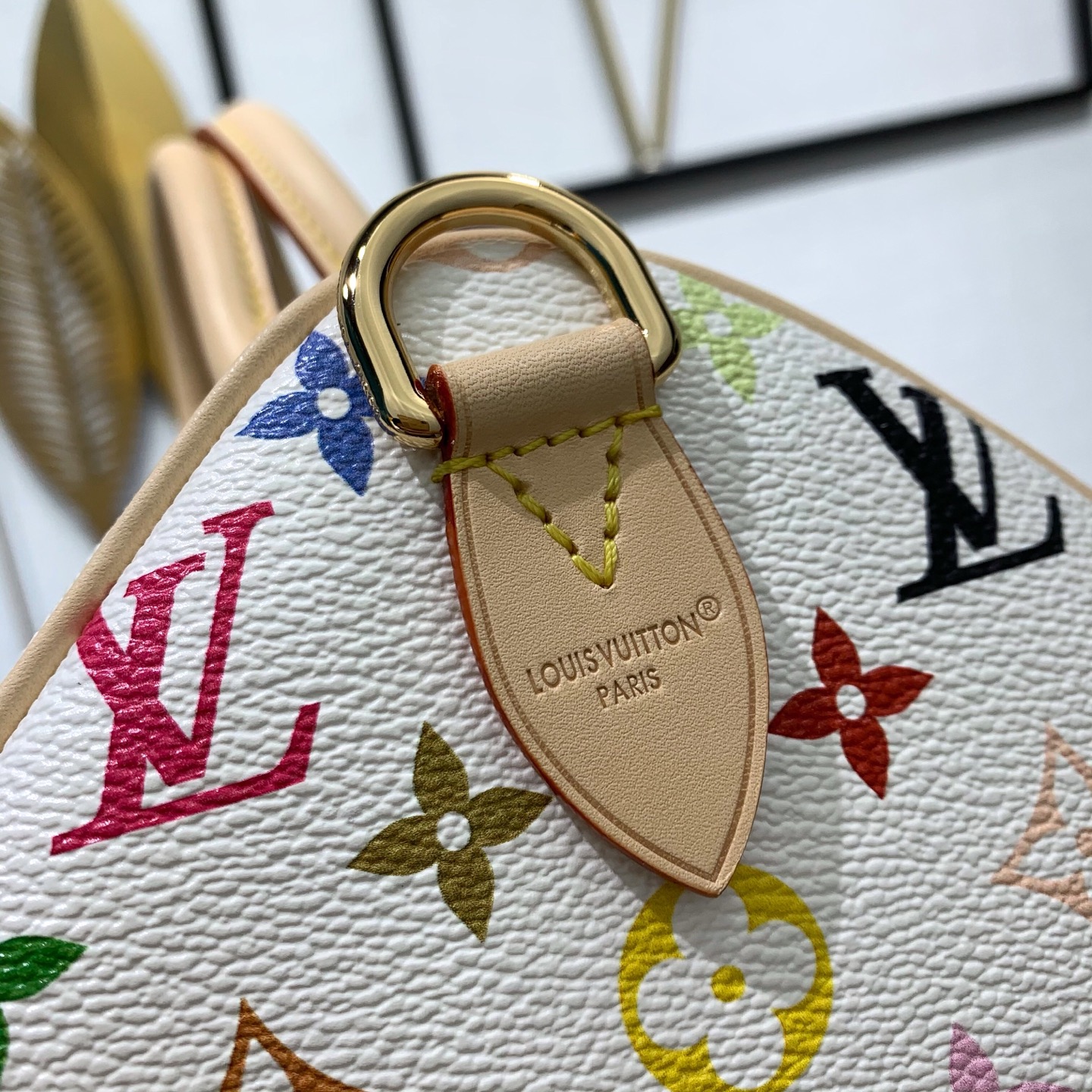 Bagsaaa M27789 LV x TM Speedy Soft 30 Multicolor/White - 30cm