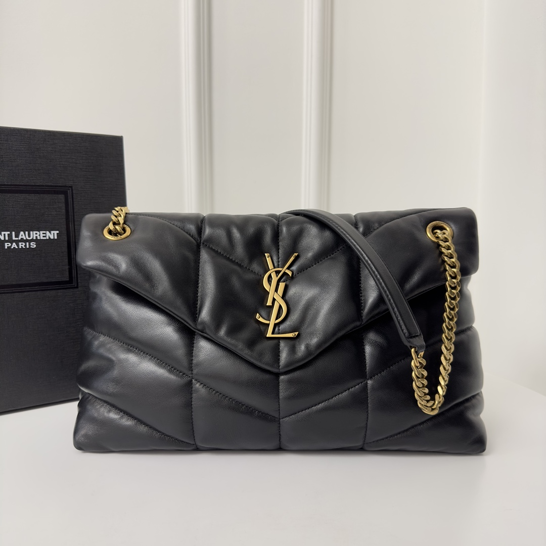 Bagsaaa Y51 577475 PUFFER MEDIUM in Nappa leather black - 35cm