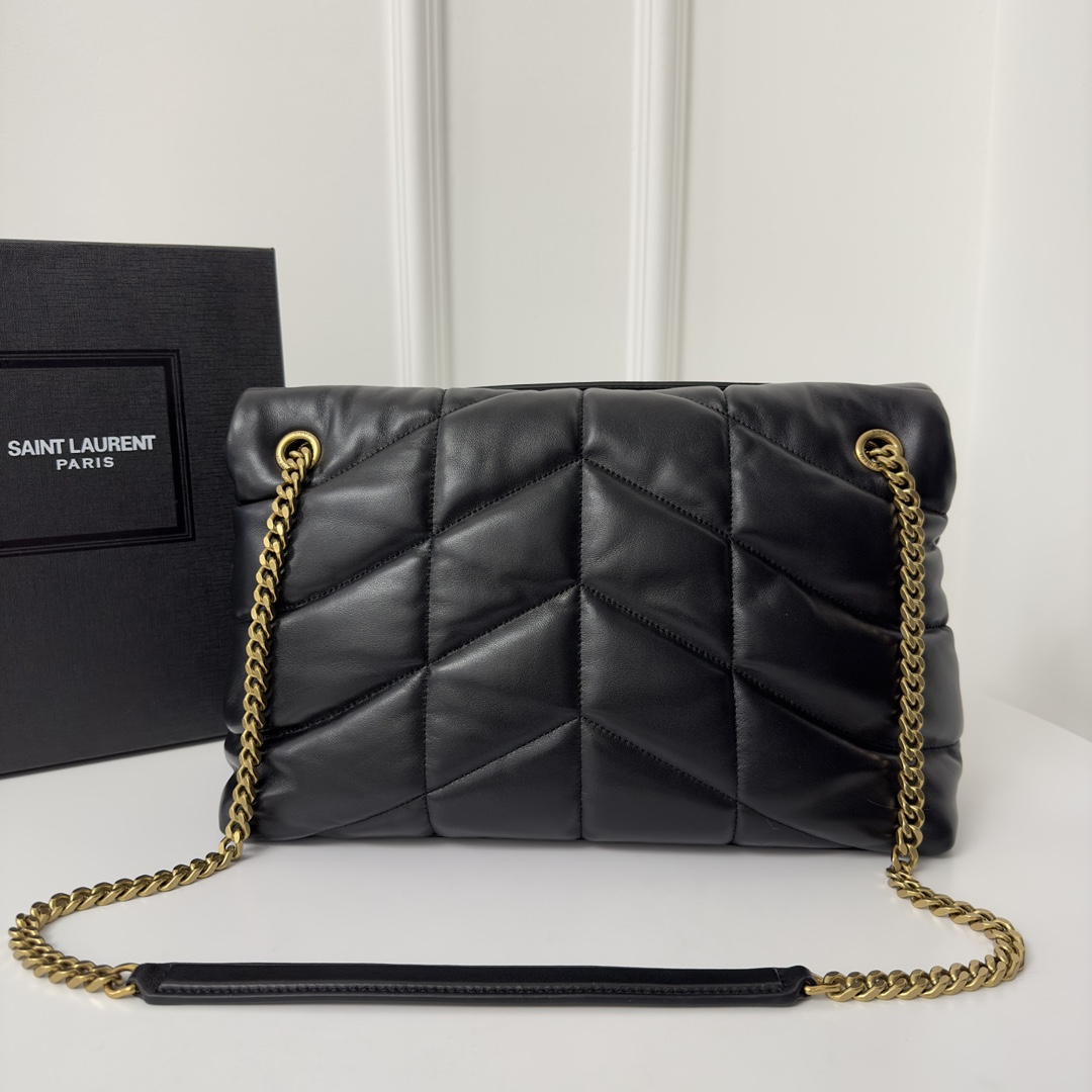 Bagsaaa Y51 577475 PUFFER MEDIUM in Nappa leather black - 35cm