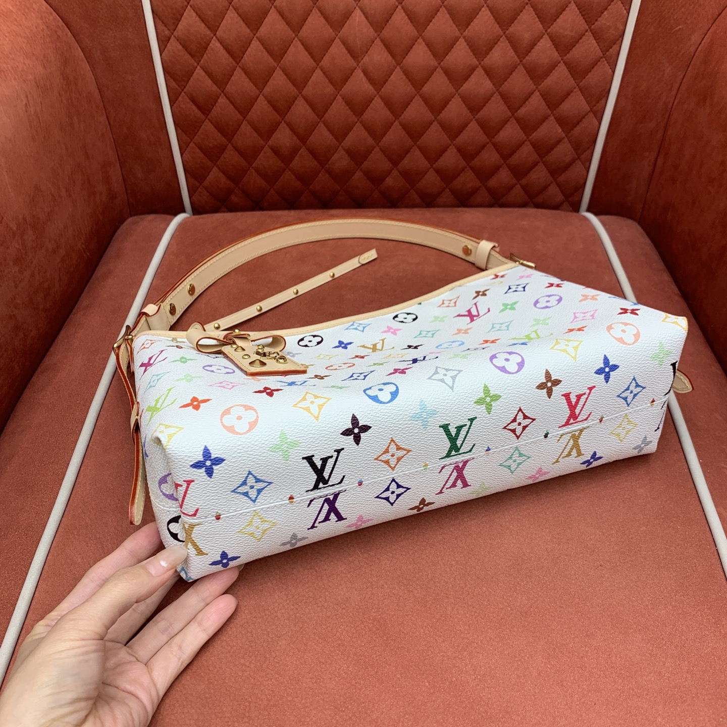 Bagsaaa M27578 LV x TM CarryAll East West Multicolor/White - 36cm