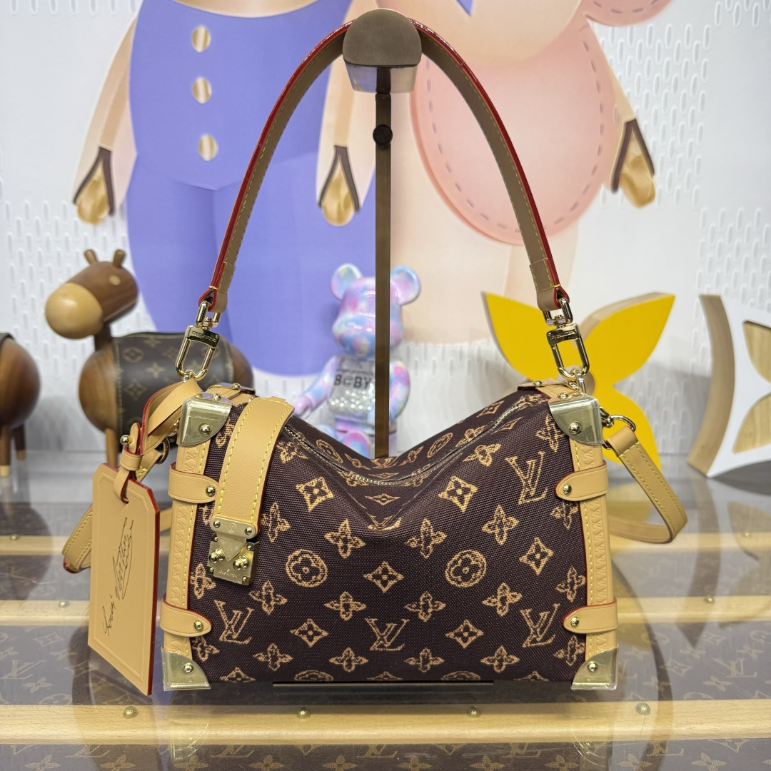Bagsaaa LV M27516 Side Trunk MM Monogram Origine Ebène - 23.5cm