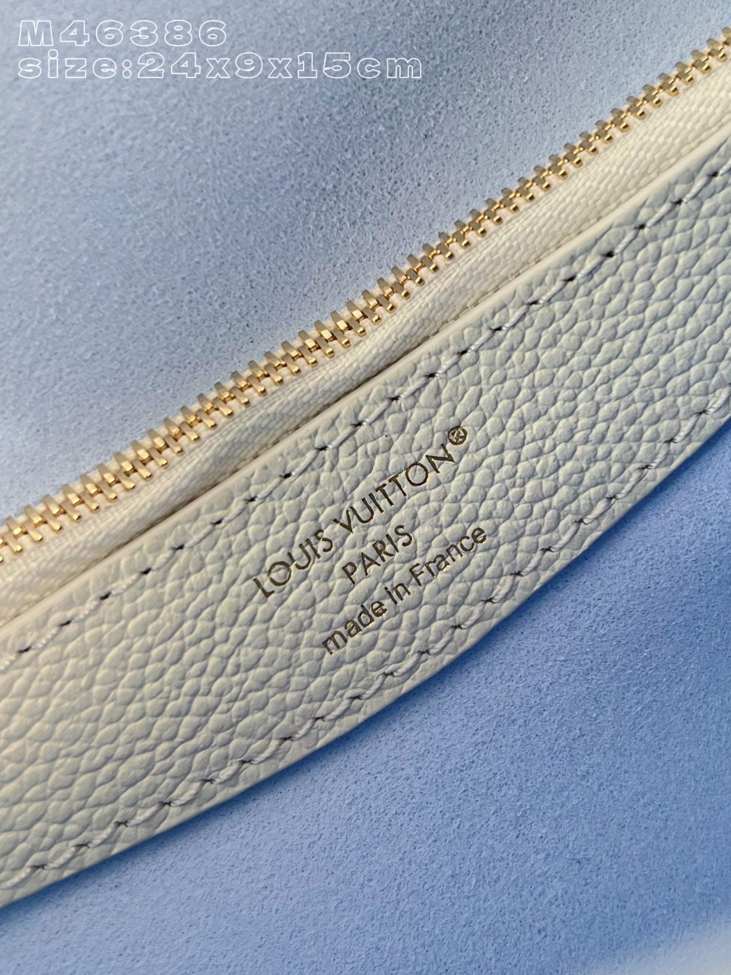 Bagsaaa LV M28054 Diane Milky White/Blue - 24cm