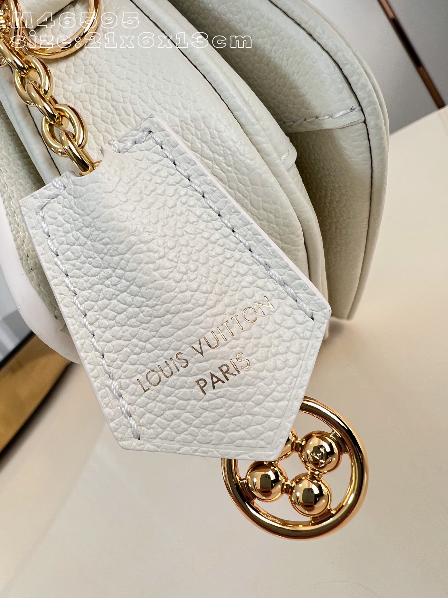 Bagsaaa LV M27575 Pochette Métis East West Milky White/Peach - 21.5cm