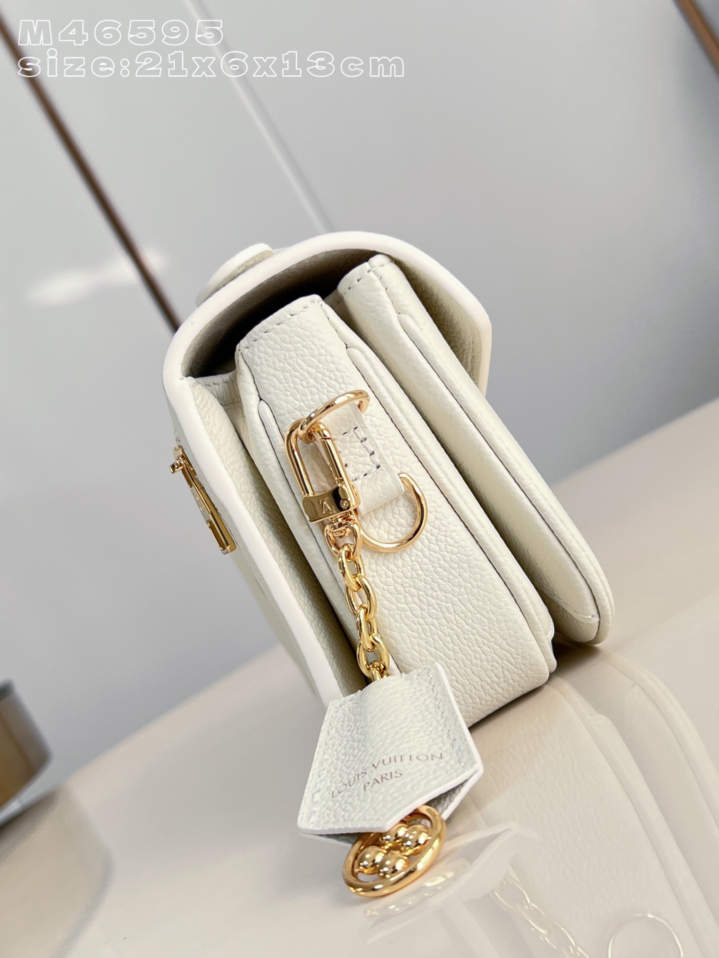 Bagsaaa LV M27575 Pochette Métis East West Milky White/Peach - 21.5cm
