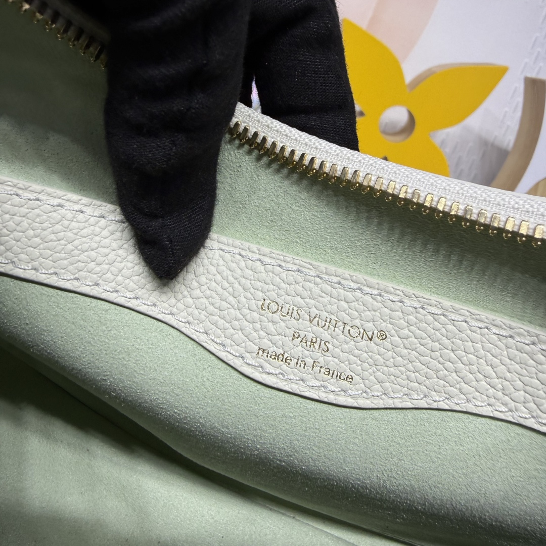 Bagsaaa LV M27571 Boulogne PM Milky White/Green - 26cm