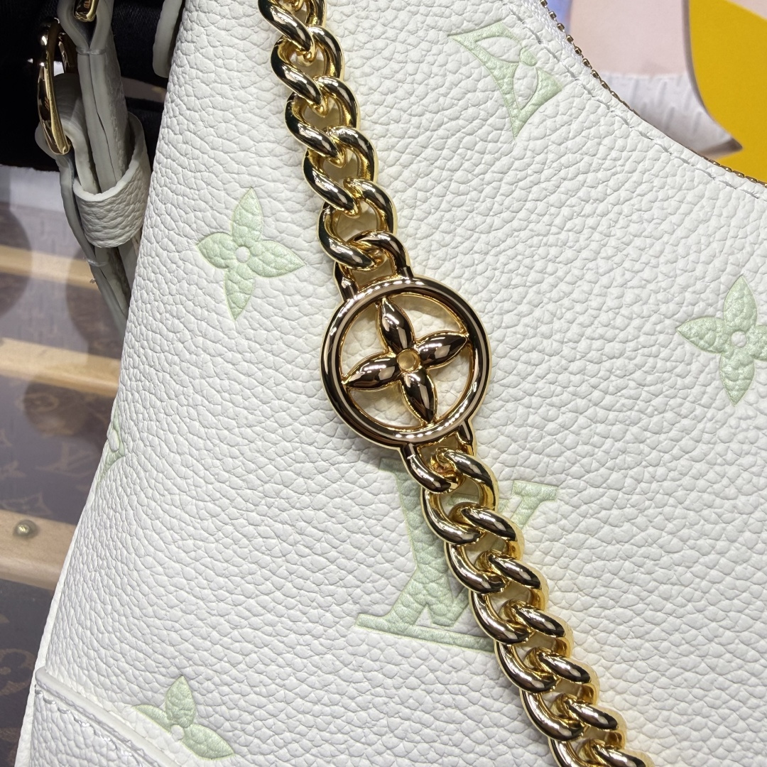 Bagsaaa LV M27571 Boulogne PM Milky White/Green - 26cm