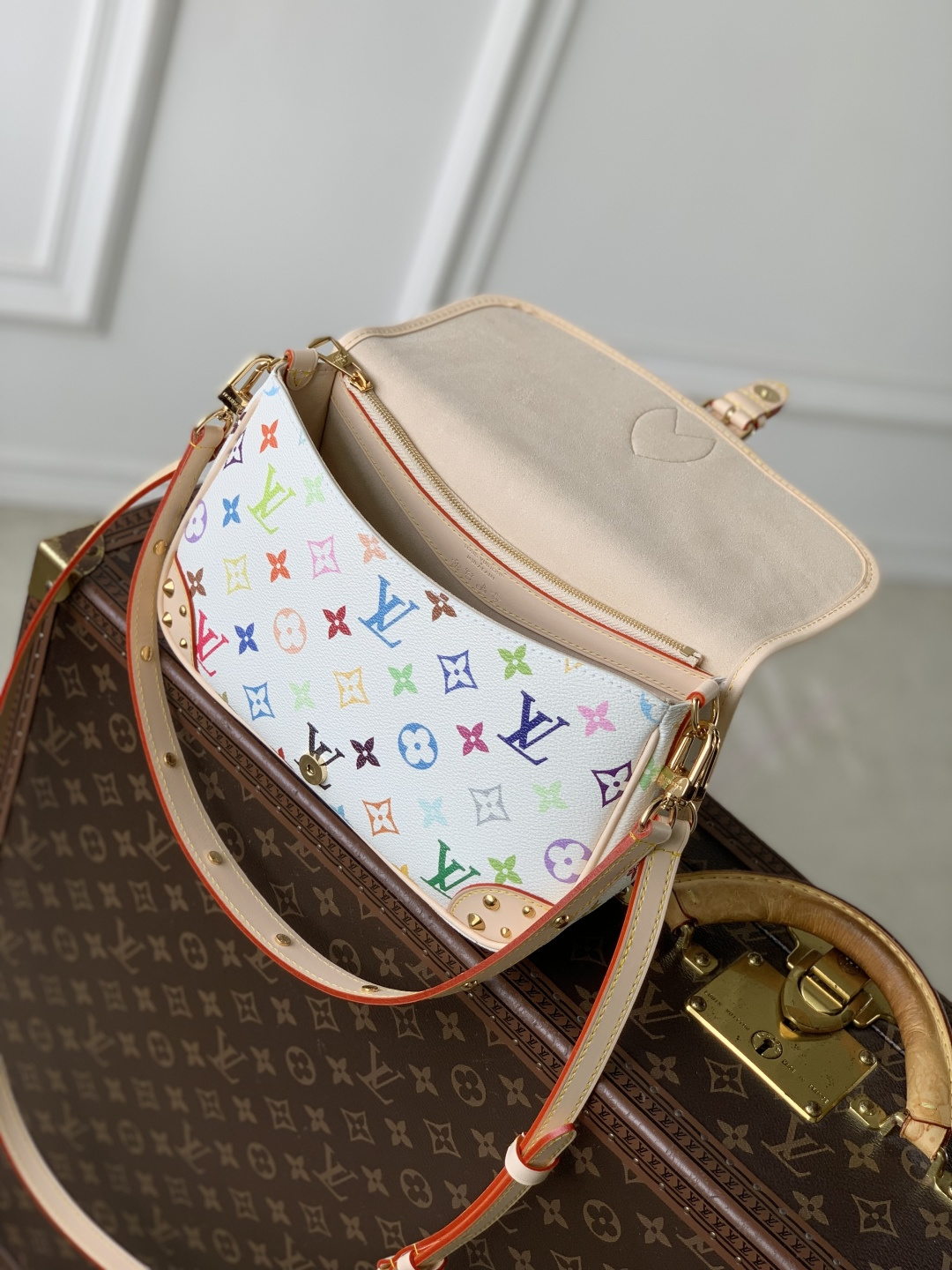 Bagsaaa M27866 LV x TM Diane PM Multicolor/White - 24cm
