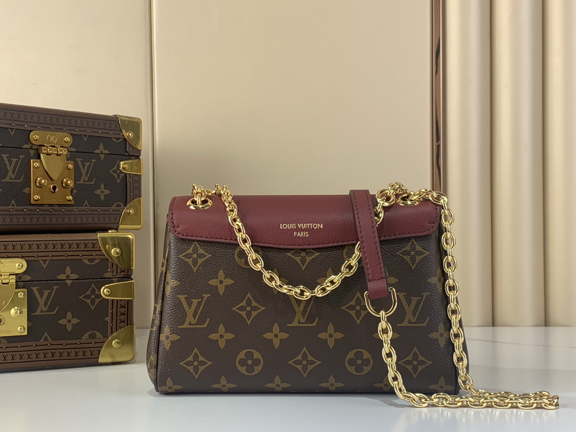 Bagsaaa LV M27067 Saint Germain BB Monogram/Wine - 24cm