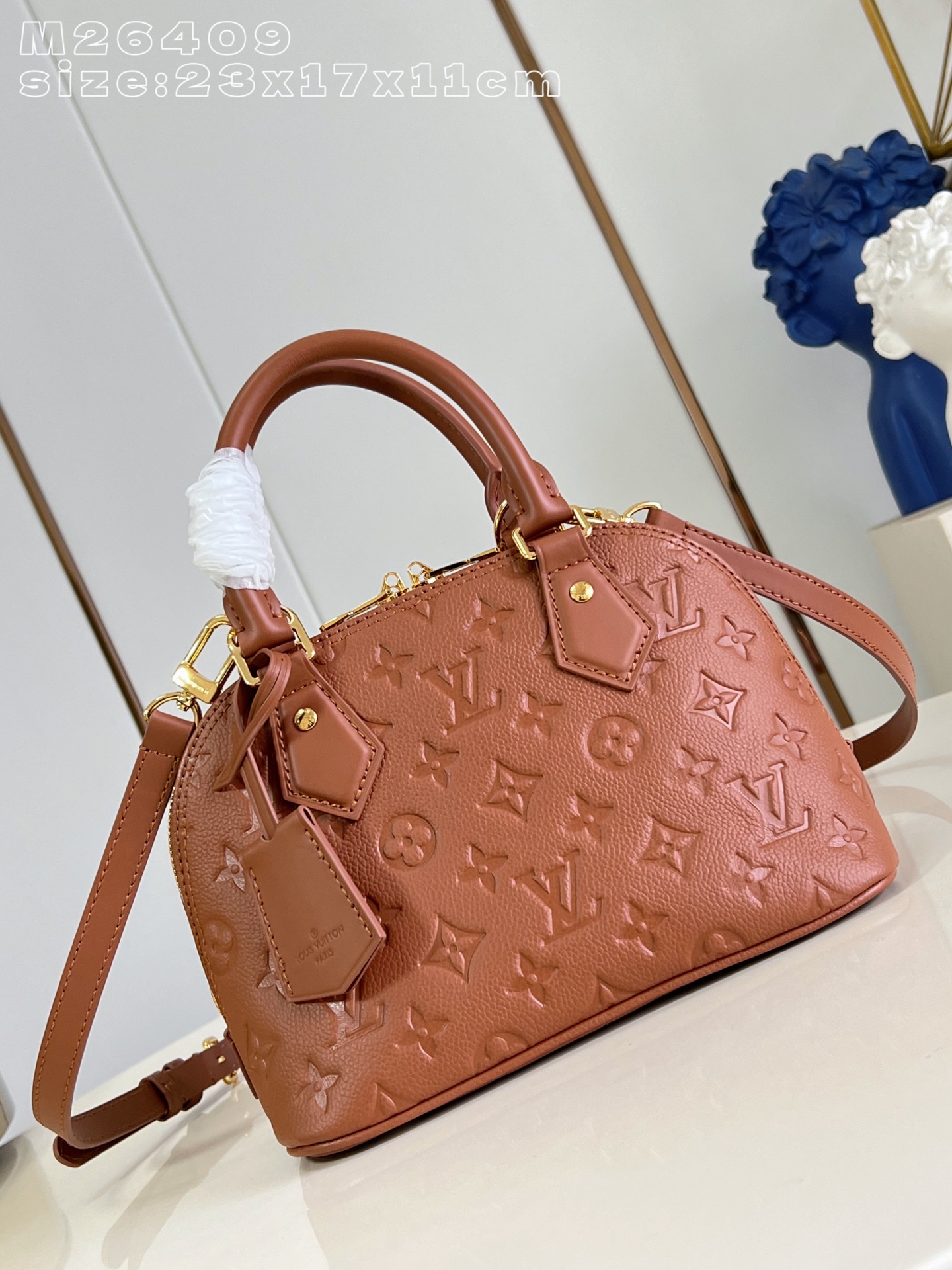 Bagsaaaa LV M28661 Alma BB Brown - 23.5cm