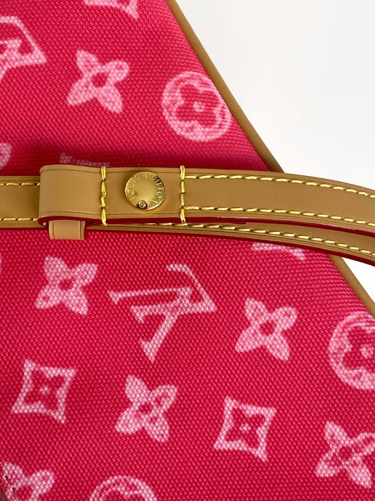 Bagsaaa LV M27719 Pochette Liv Monogram Origine Rose Ruban - 24.5cm